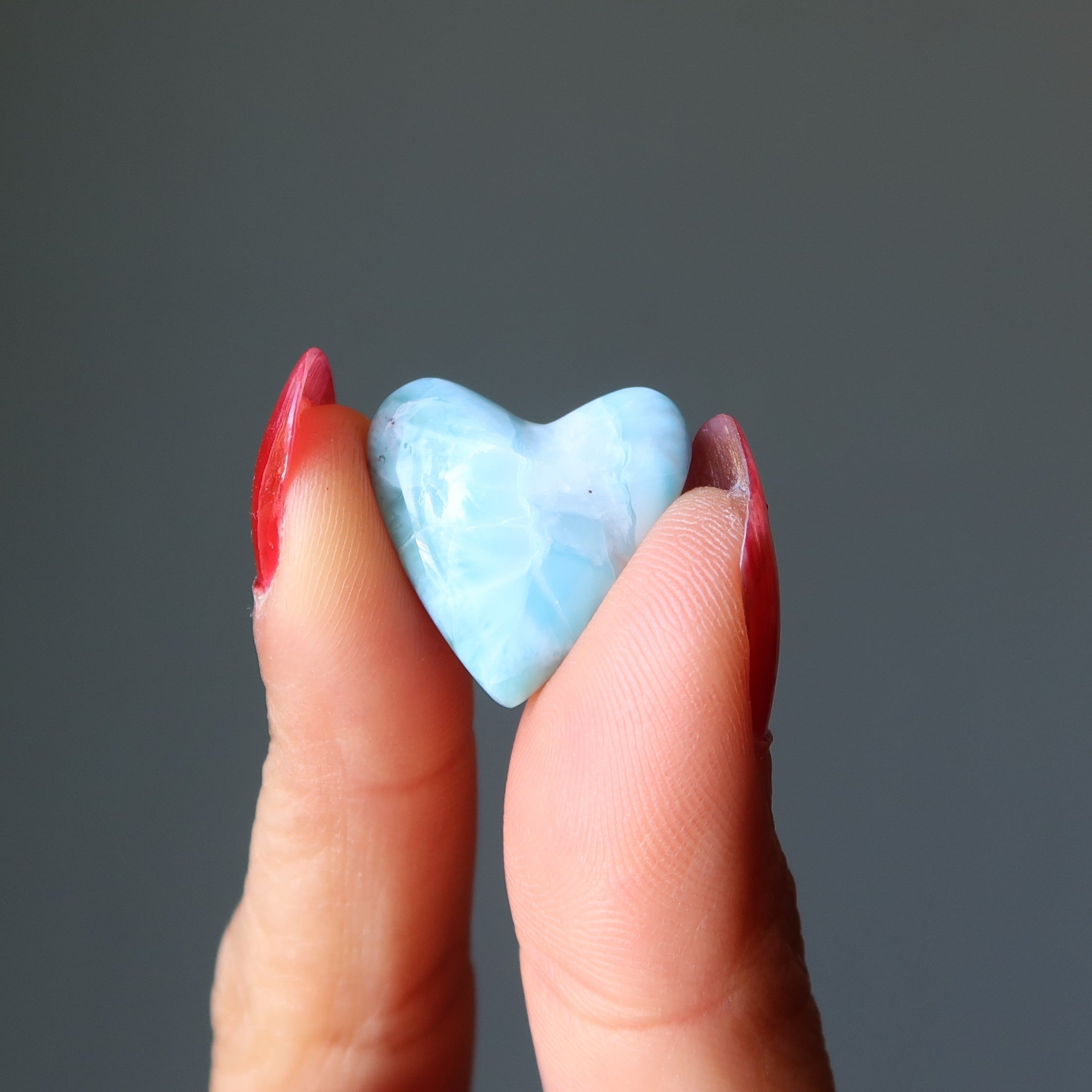 Larimar Herz Ewige Flitterwochen Tropischer Liebesstein