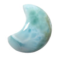 Pierre Mandala Larimar Grille Cristal Ciel Bleu Lune