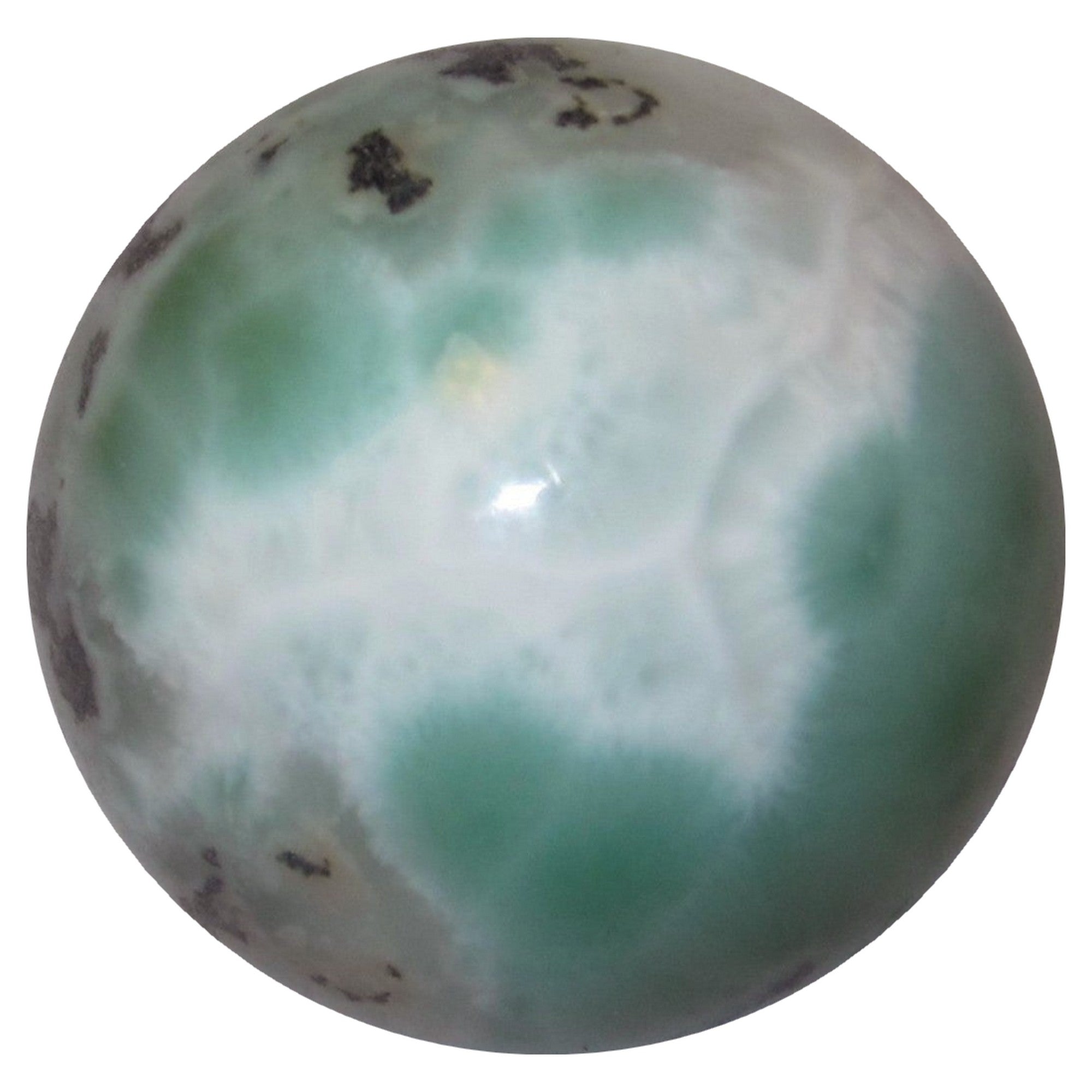 Larimar Sphere Aqua Blue Green Tropical Crystal Ball