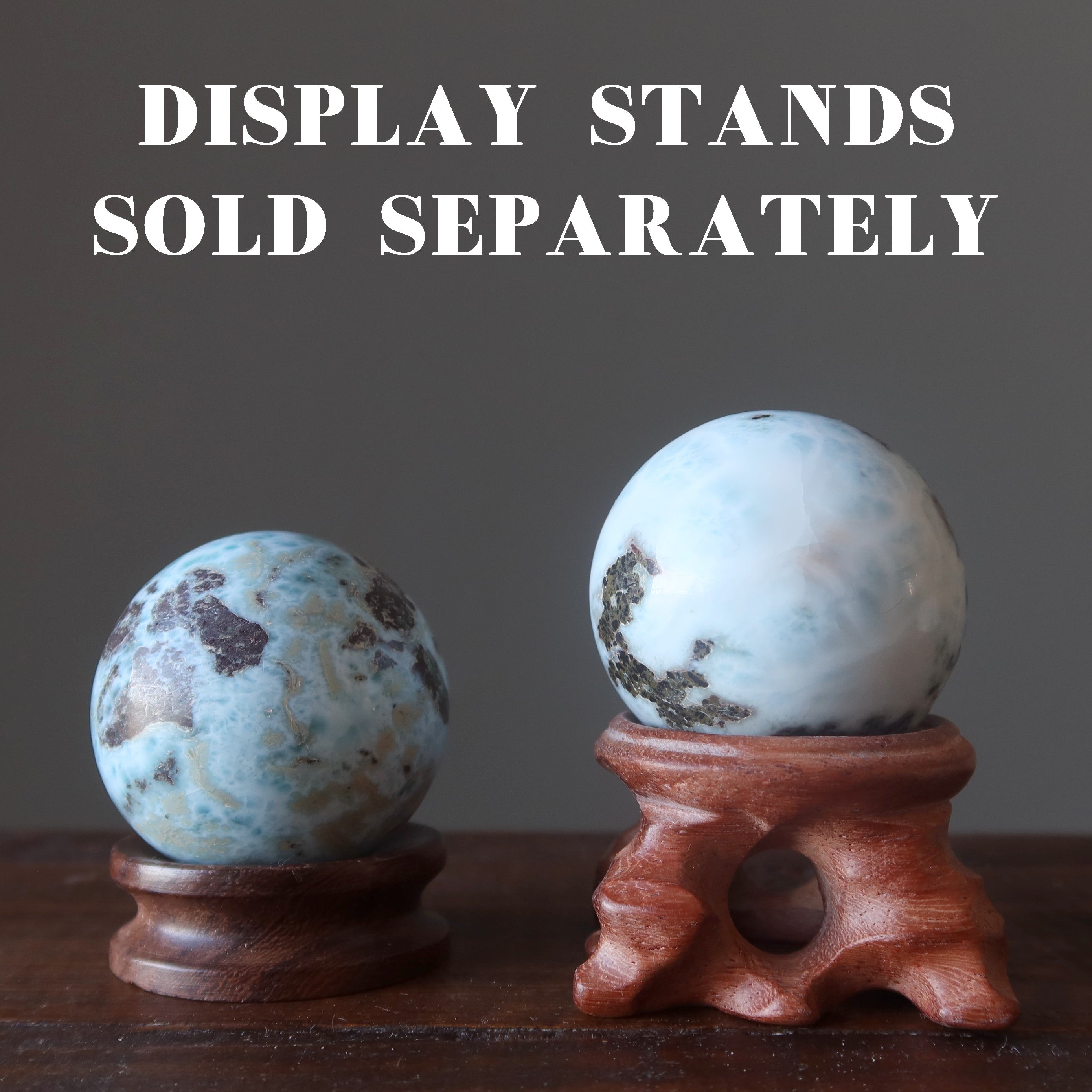 Larimar Sphere Ice Blue Meditation Rare Crystal Ball