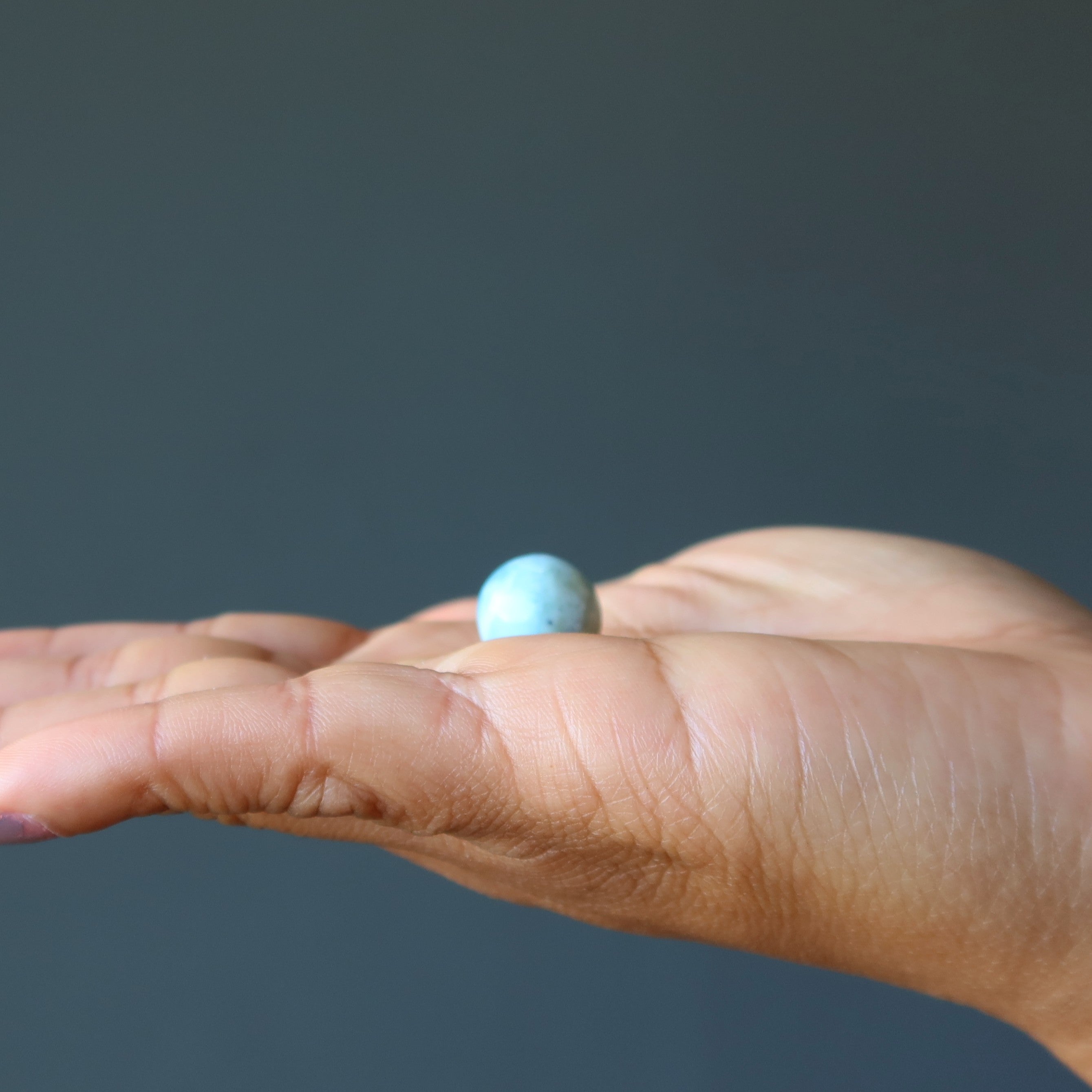 Larimar Sphere Sky Blue Dominican Republic Crystal Ball