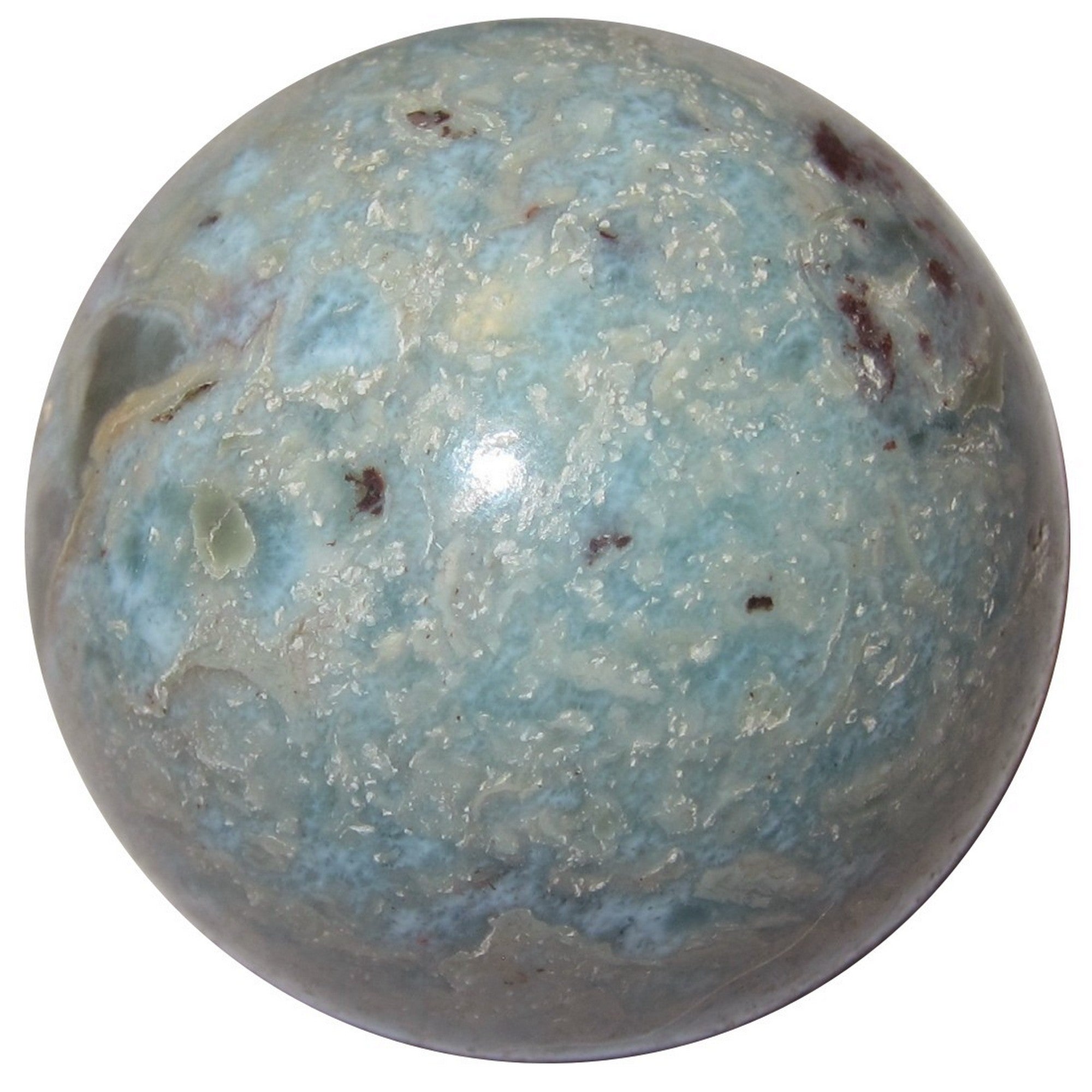 Larimar Sphere Sky Blue Dominican Republic Crystal Ball