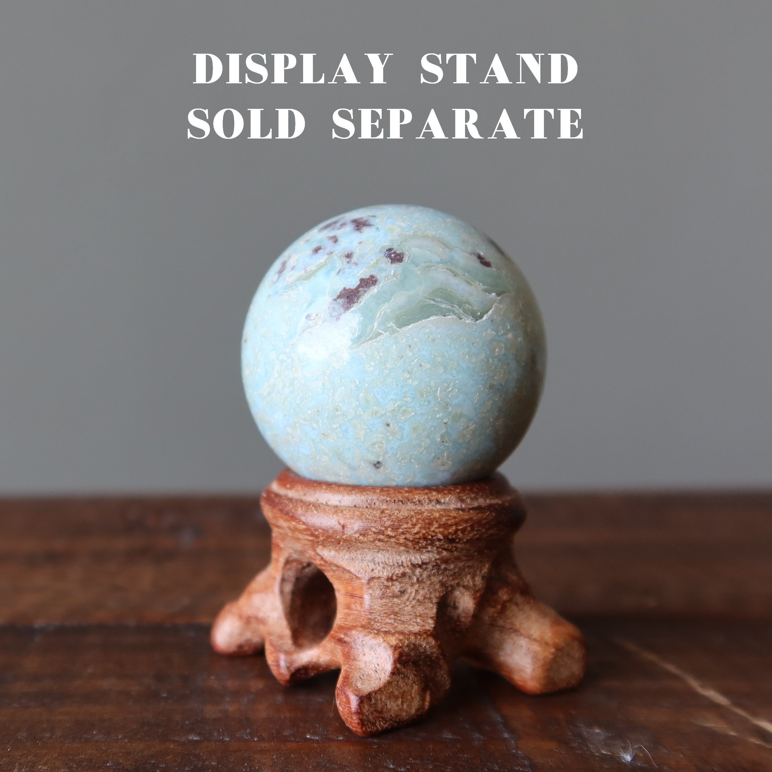 Larimar Sphere Sky Blue Dominican Republic Crystal Ball