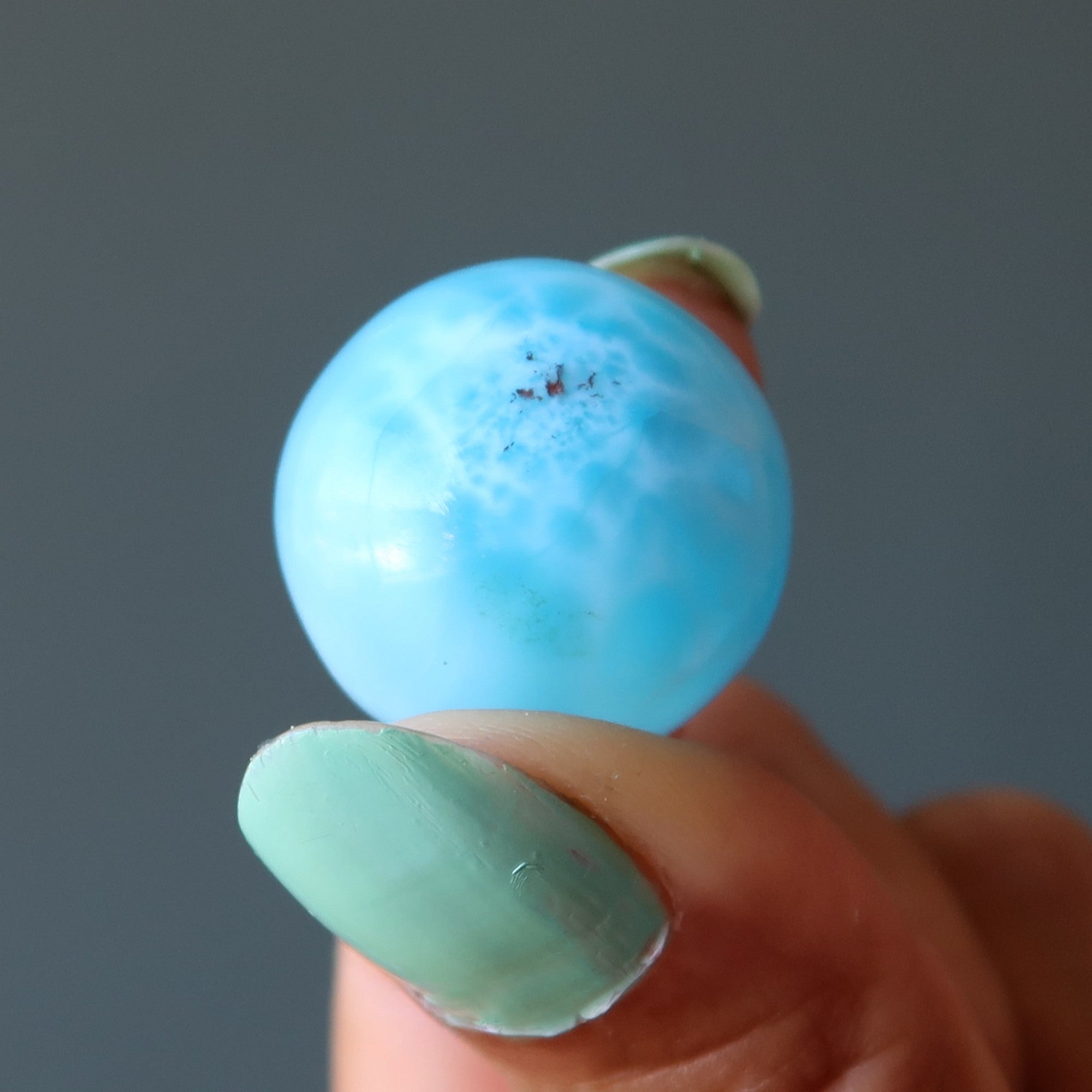 Larimar Sphere Best Blue Turtle Back Crystal Ball