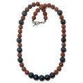Lava Necklace Core Confidence Red Black Beads