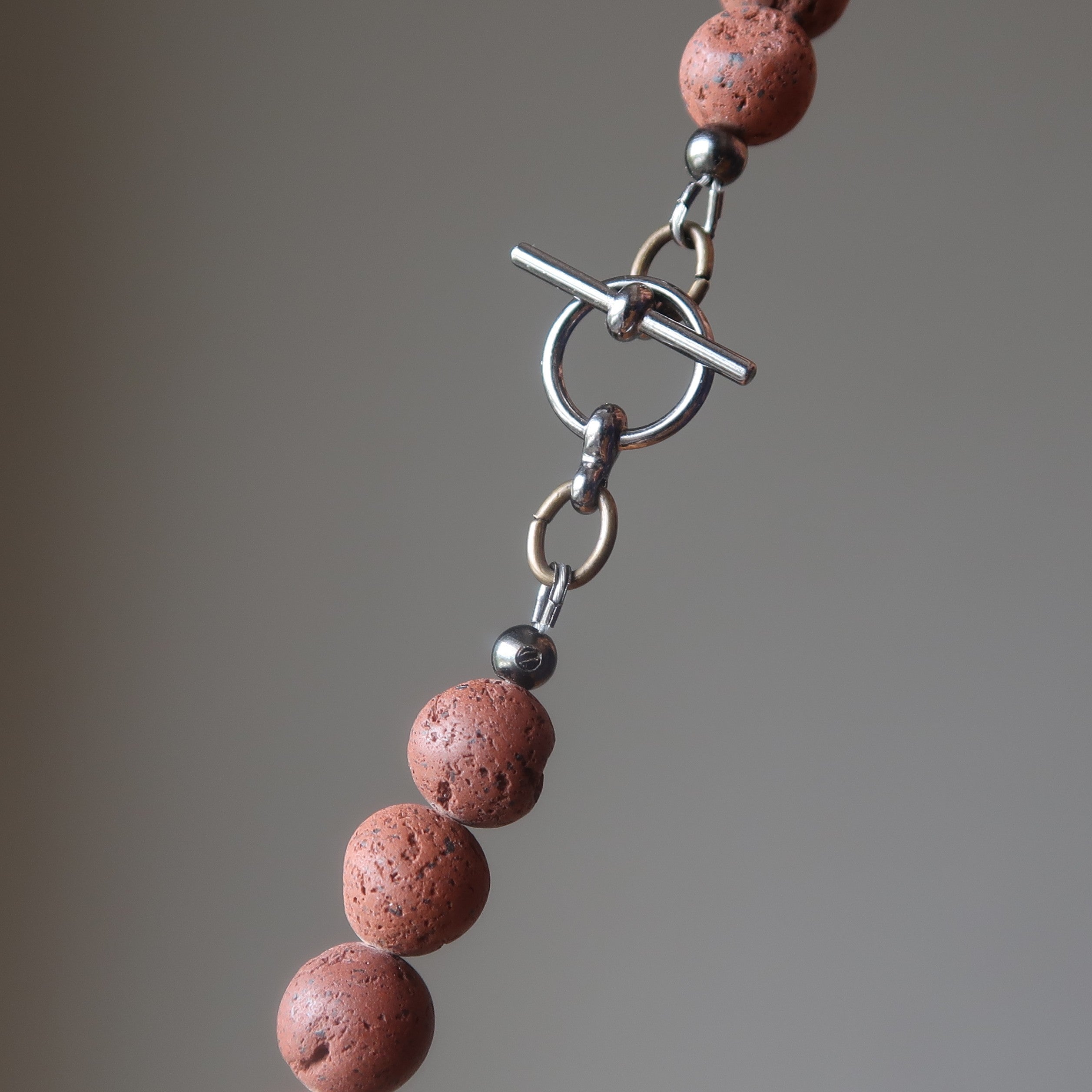 Lava Necklace Core Confidence Red Black Beads