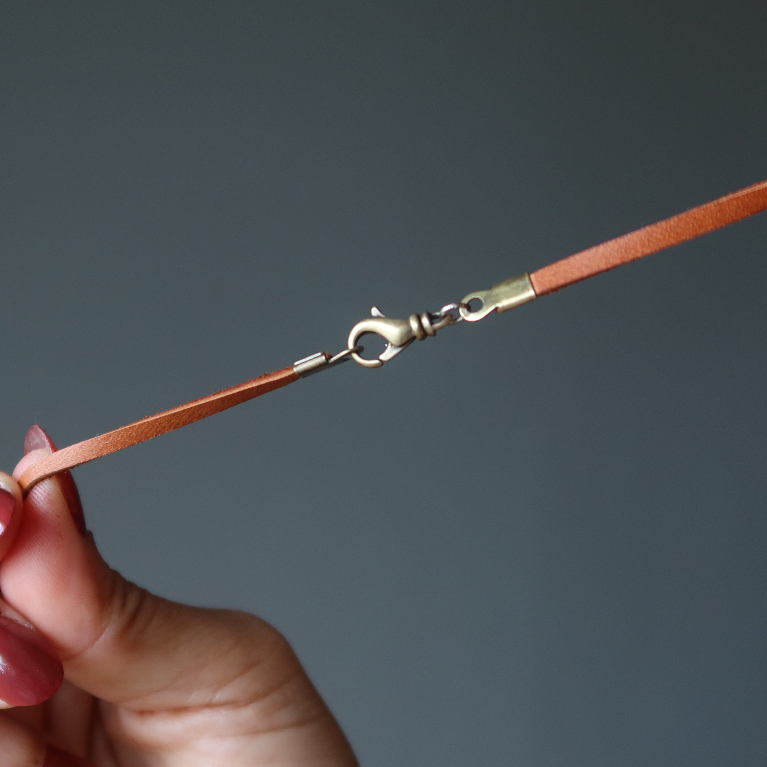 Leather Cord Necklace Oh Dear! Brown Deerskin