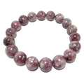 Lepidolith Armband Lavendel Hell Kristall