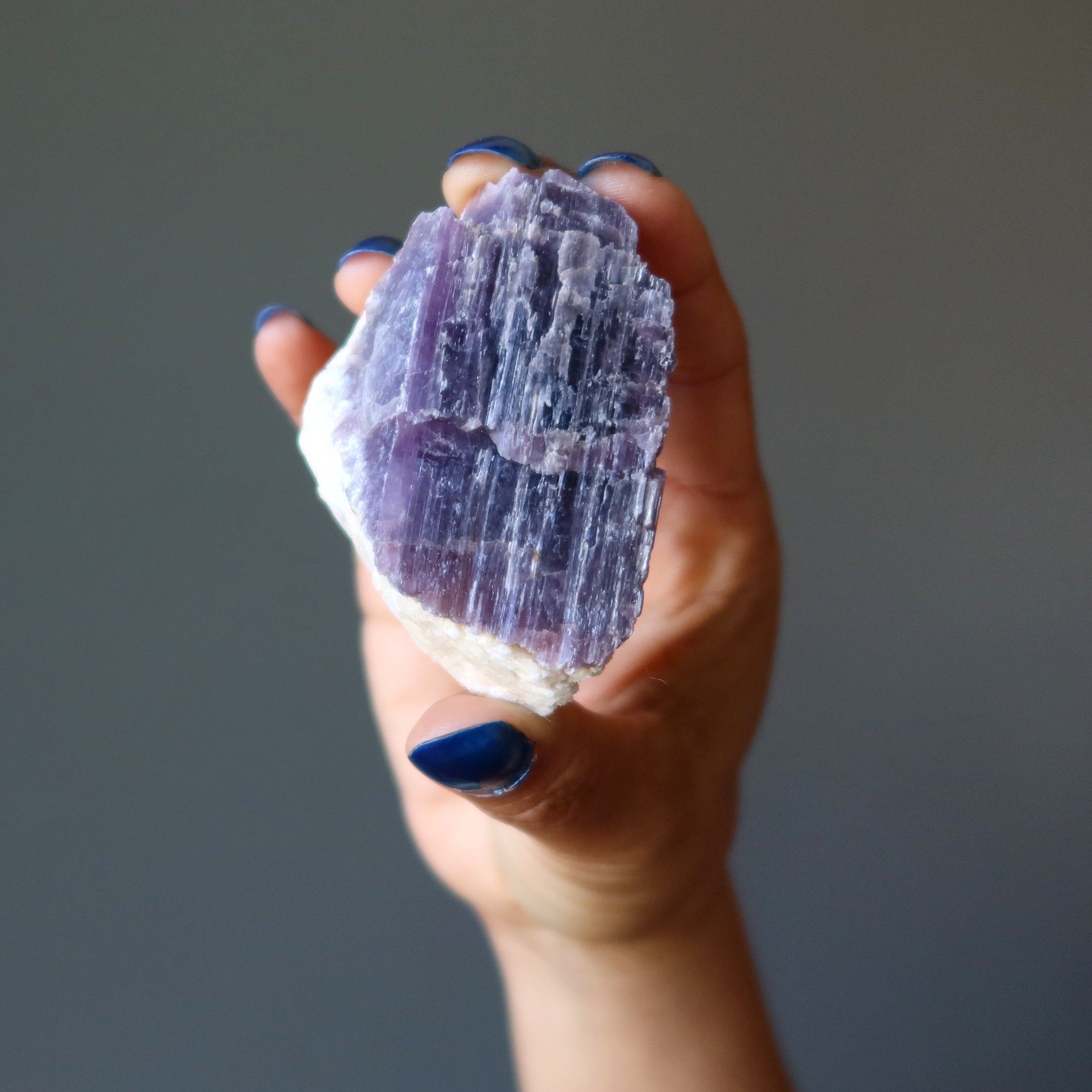 Lepidolite Raw Gemstone Purple Cluster Quartz Spiritual Mineral