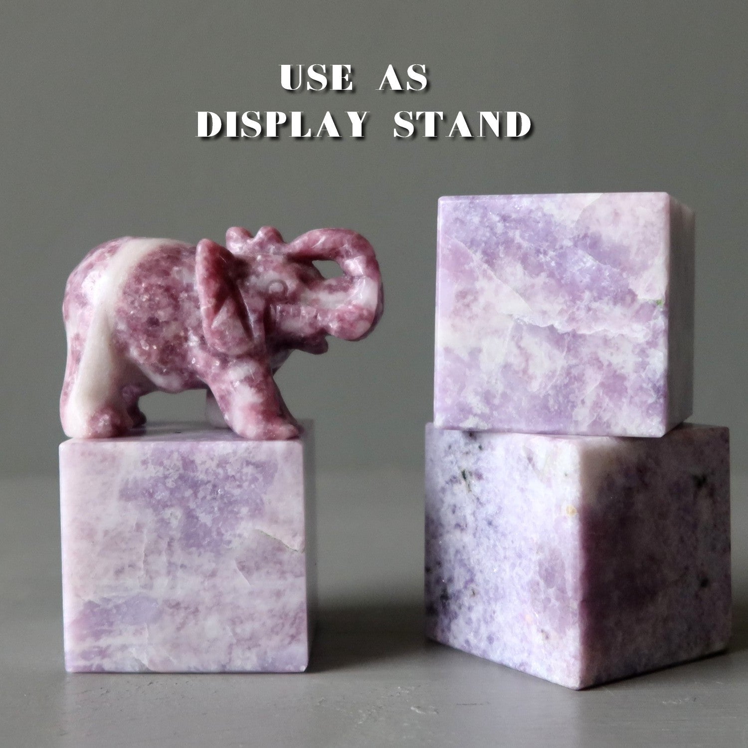 Lepidolite Cube Meditation Spirit Superpower Stone