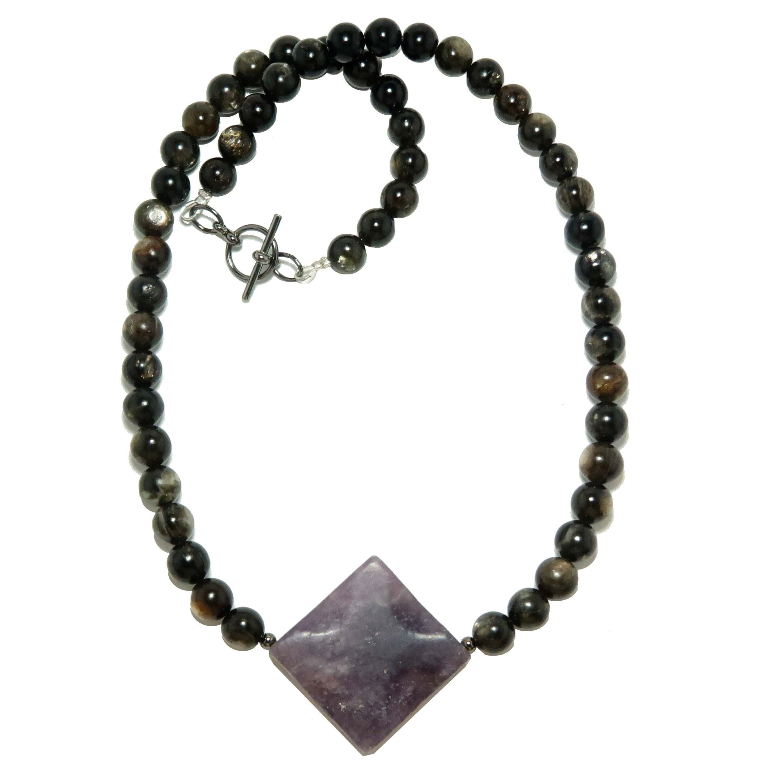 Lepidolite Necklace Mica Indestructible Spirit Protection