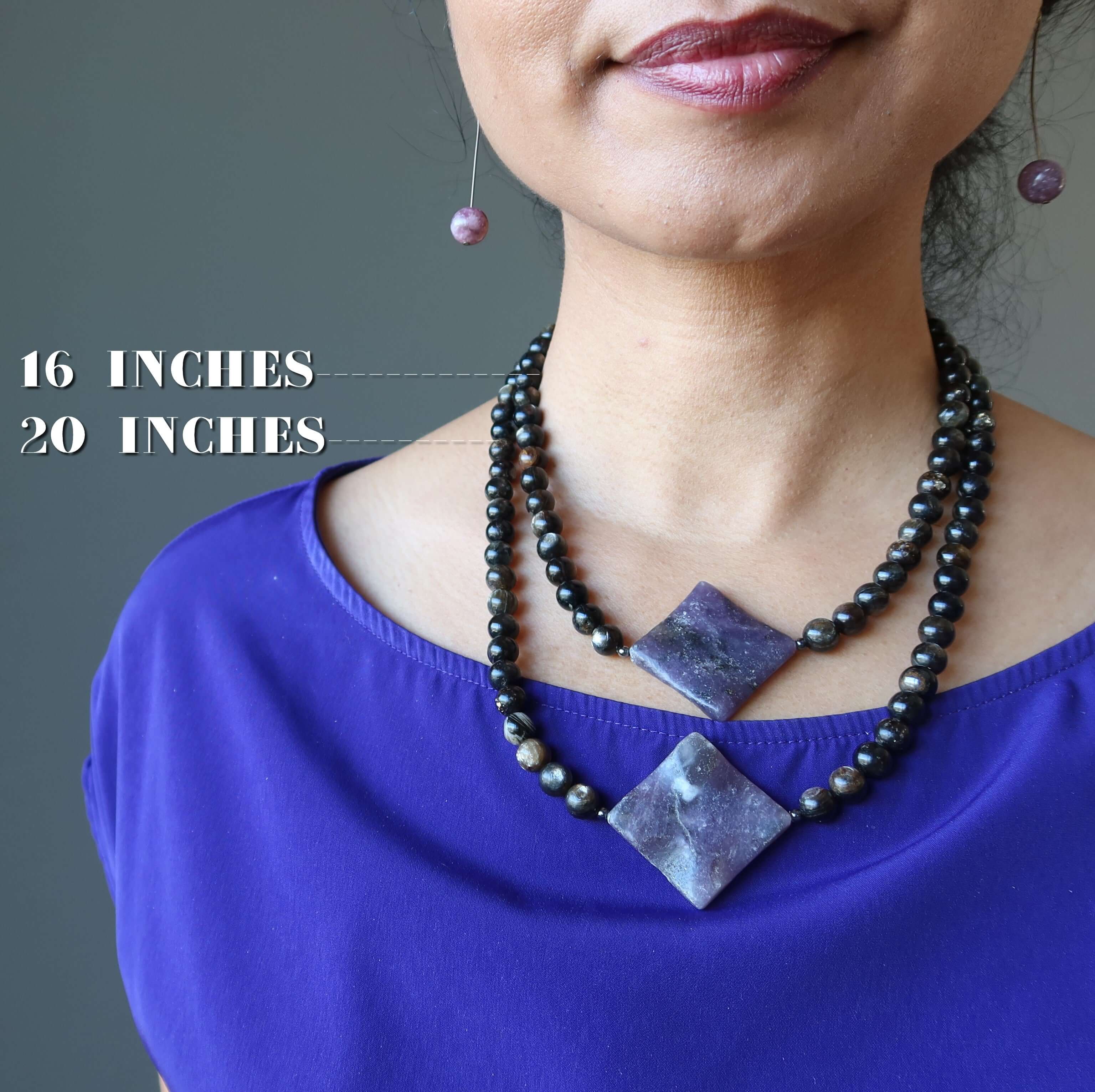 Lepidolite Necklace Mica Indestructible Spirit Protection