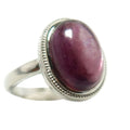 Lepidolite Ring Spiritual Zing Gem White Bronze