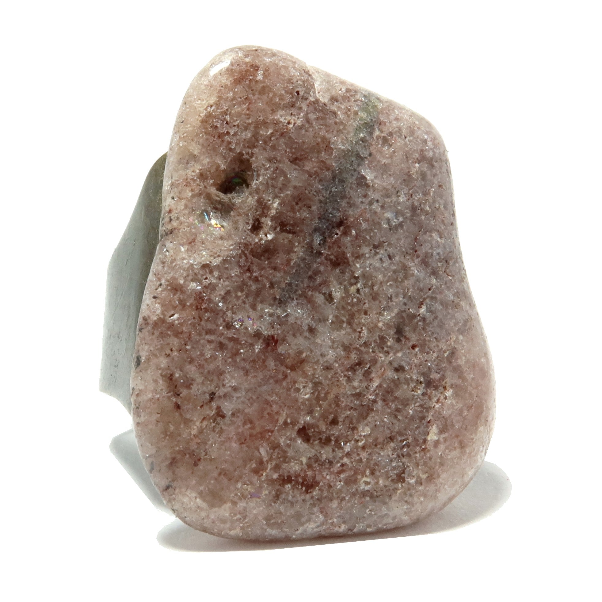 Lepidolite Ring Purple Dream Stone Bronze Adjustable