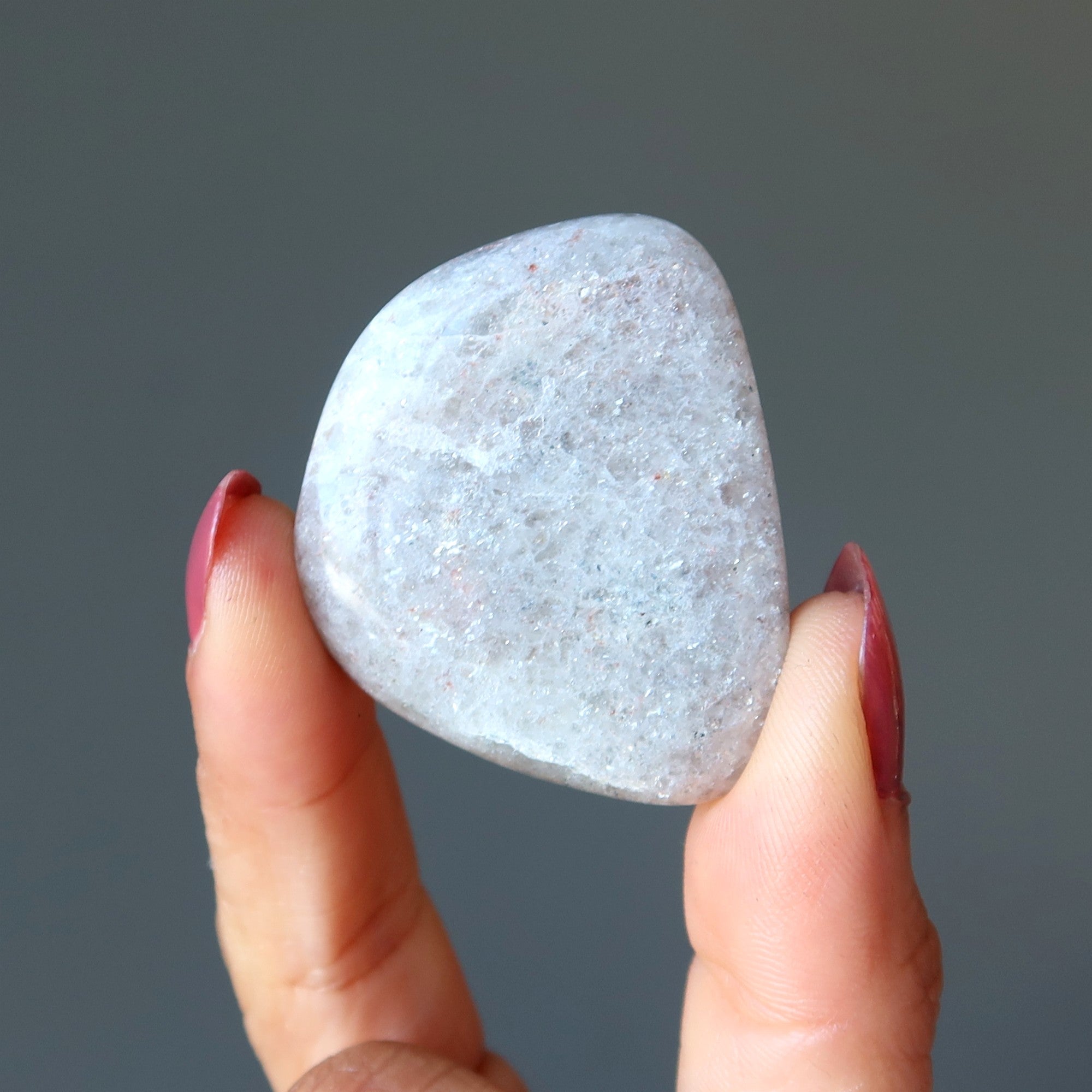 Lepidolite Tumbled Stone Sparkling Purple Calmer