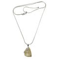 Libyan Desert Glass Necklace King Tut Sterling Silver