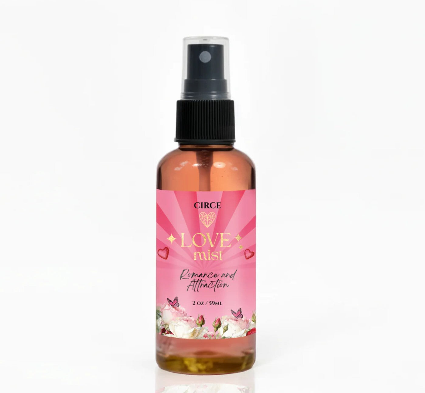 Liebesanziehungsspray – Herzenergie-Spray Rose & Jasmin 60 ml