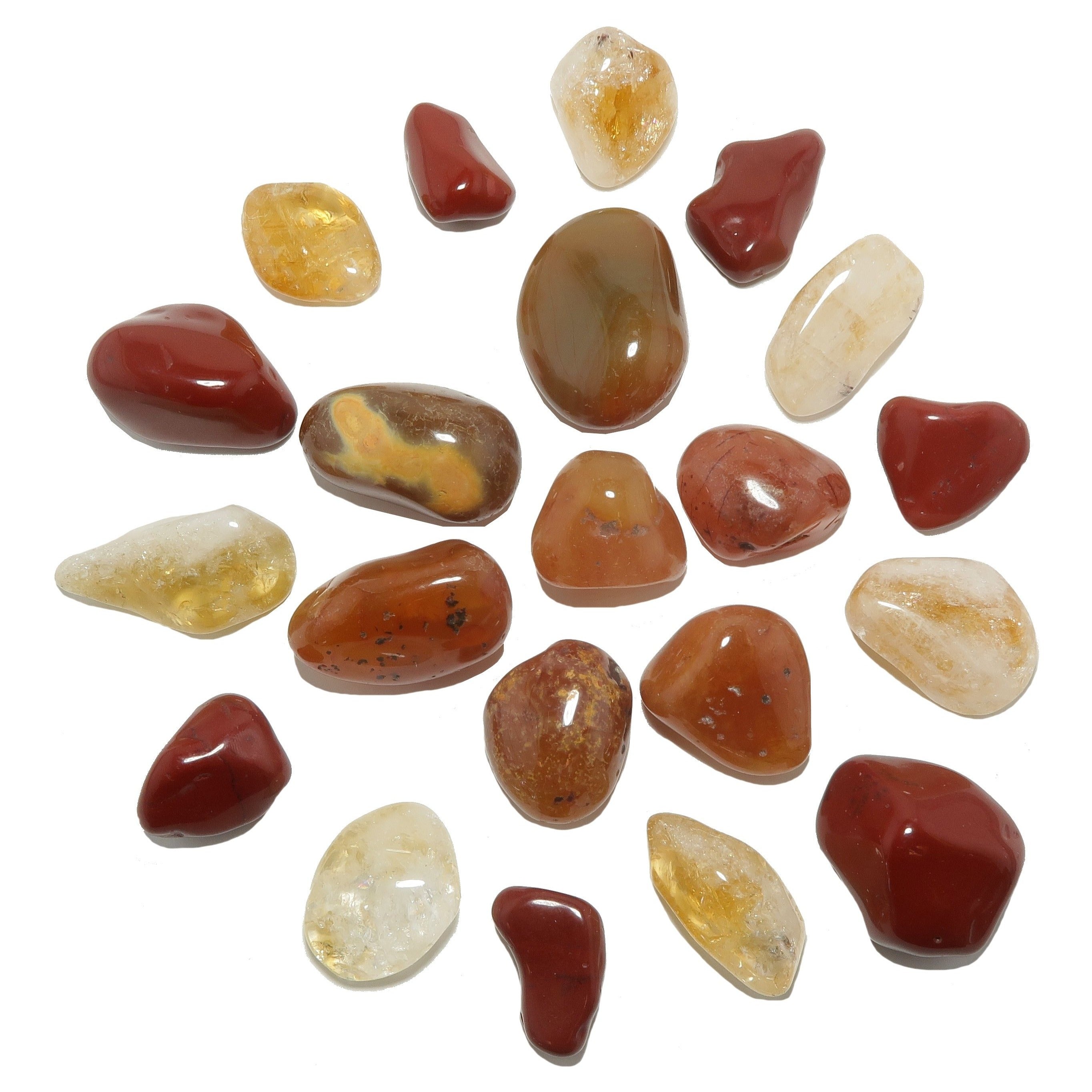 Tumbled Stone Set Lower Chakra Body Activation Crystals