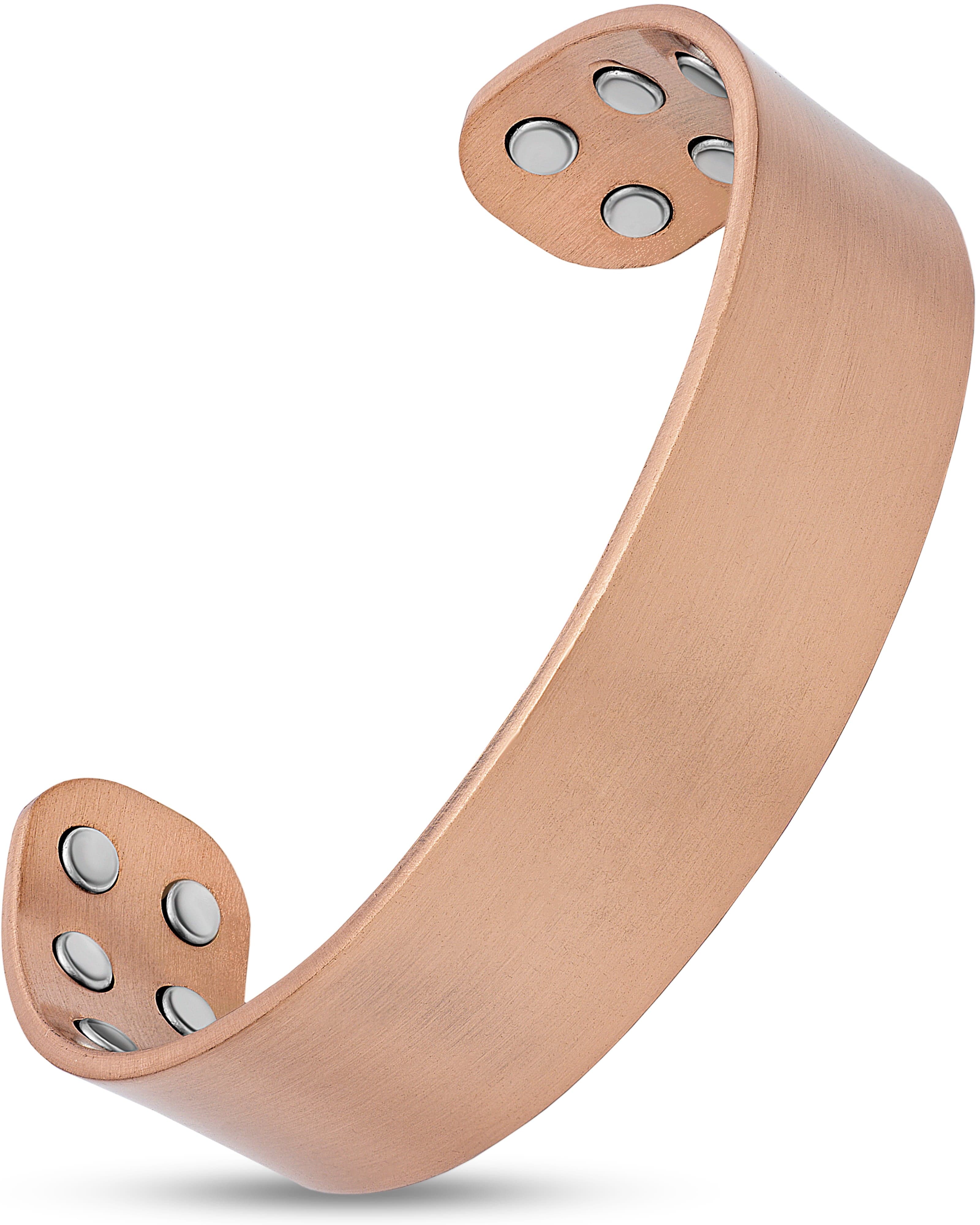 Megastarkes Magnetfeldtherapie-Armband, breite Kupfermanschette
