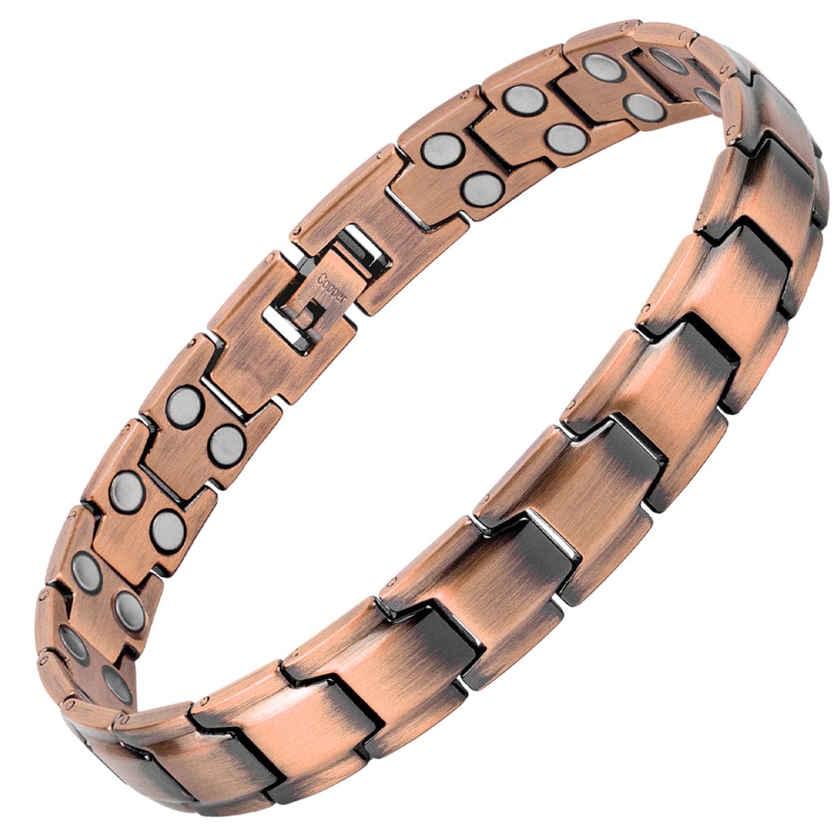 Bracelet de Magnétothérapie en Cuivre Pur Ultra Résistant (Lion)