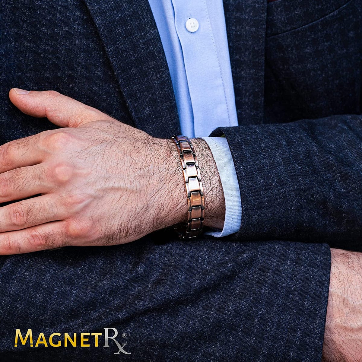 Bracelet de Magnétothérapie en Cuivre Pur Ultra Résistant (Lion)