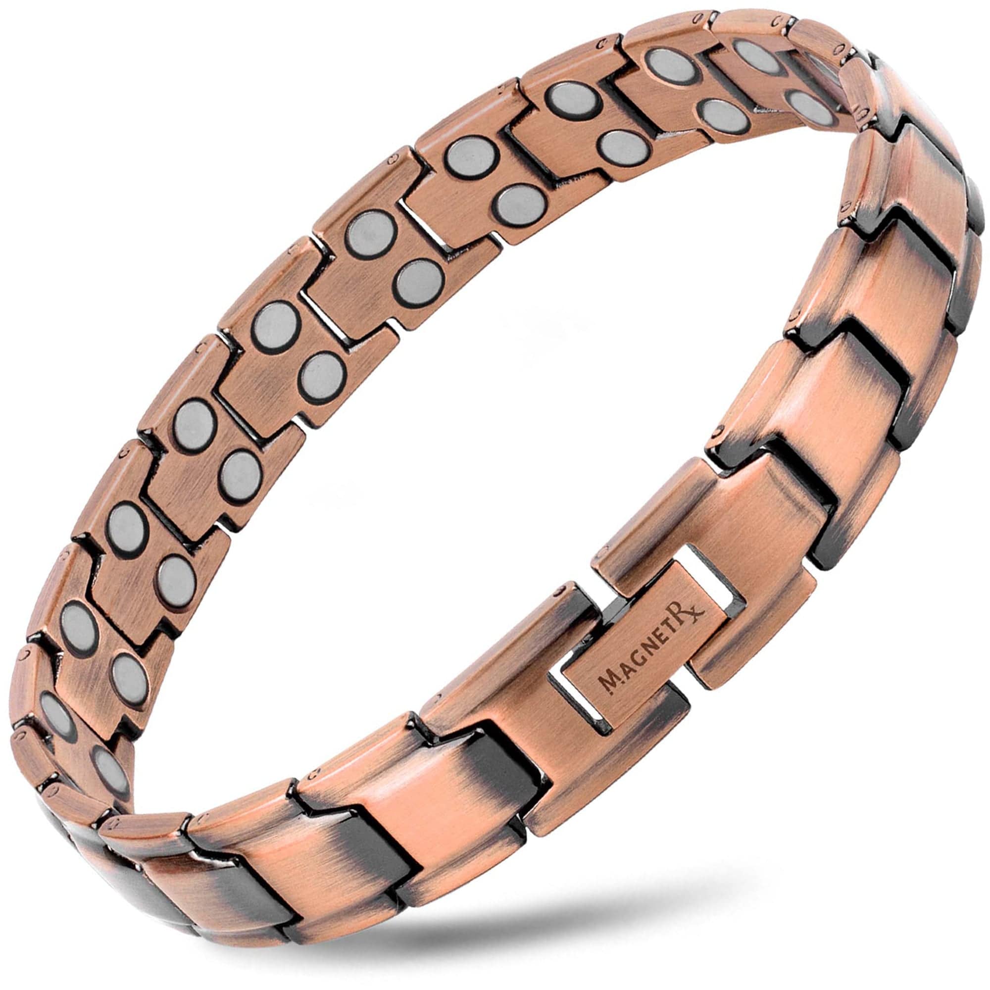 Bracelet de Magnétothérapie en Cuivre Pur Ultra Résistant (Lion)