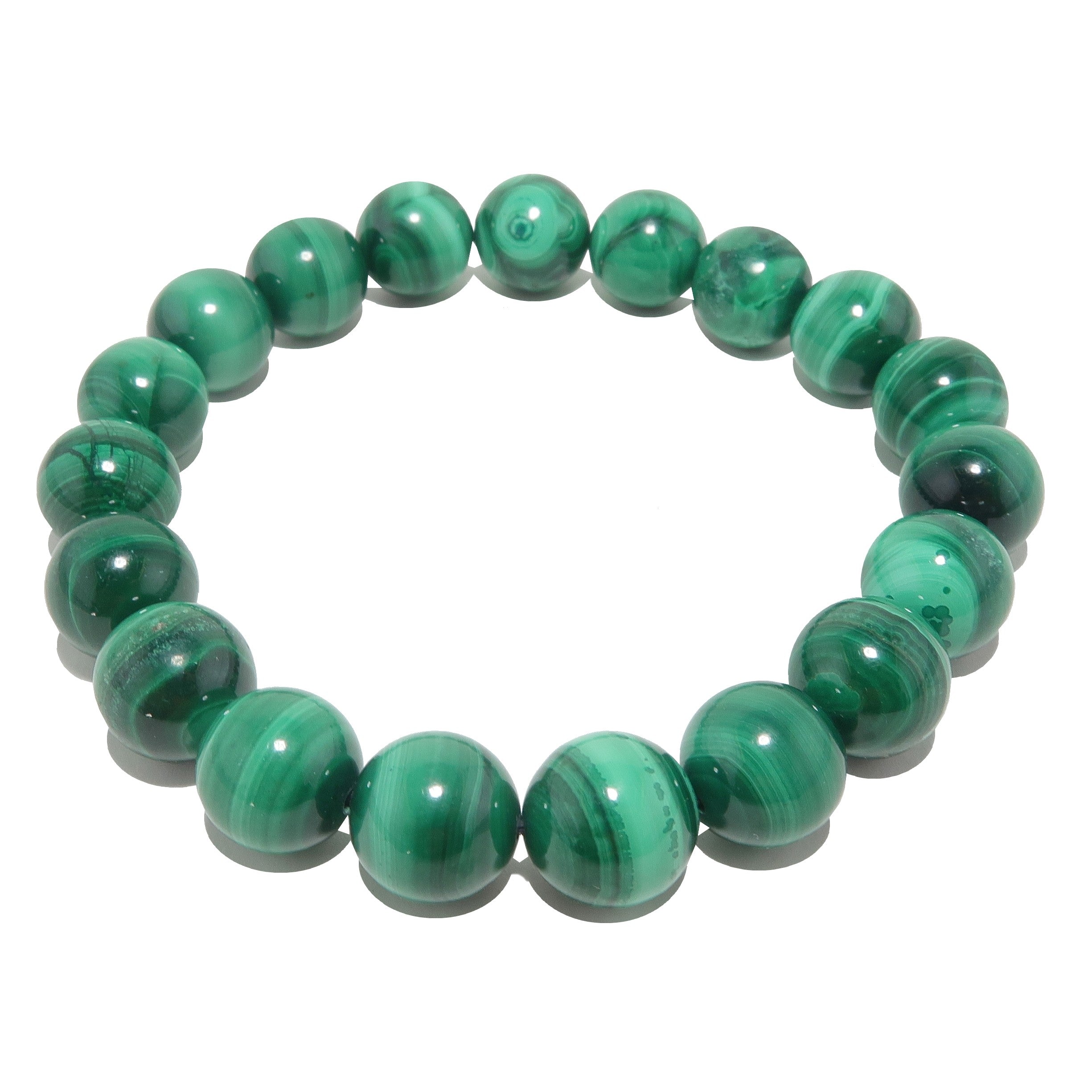 Bracelet Malachite Œil de bœuf vert Victoire