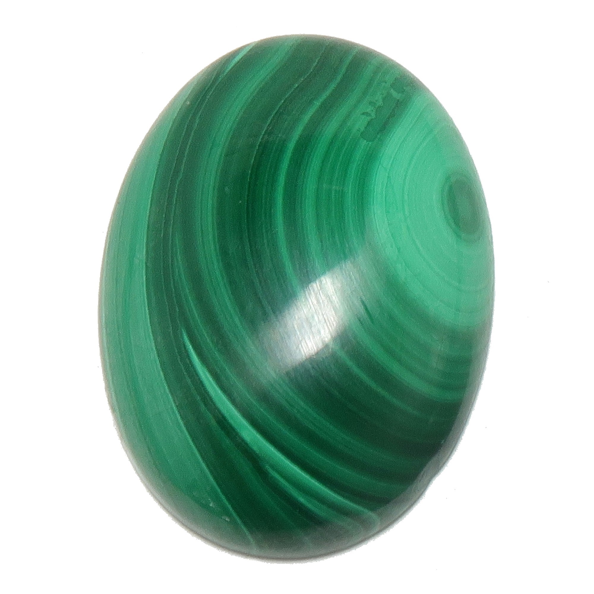 Malachite Grille Cristal Élite Énergie Pierre Ovale Verte