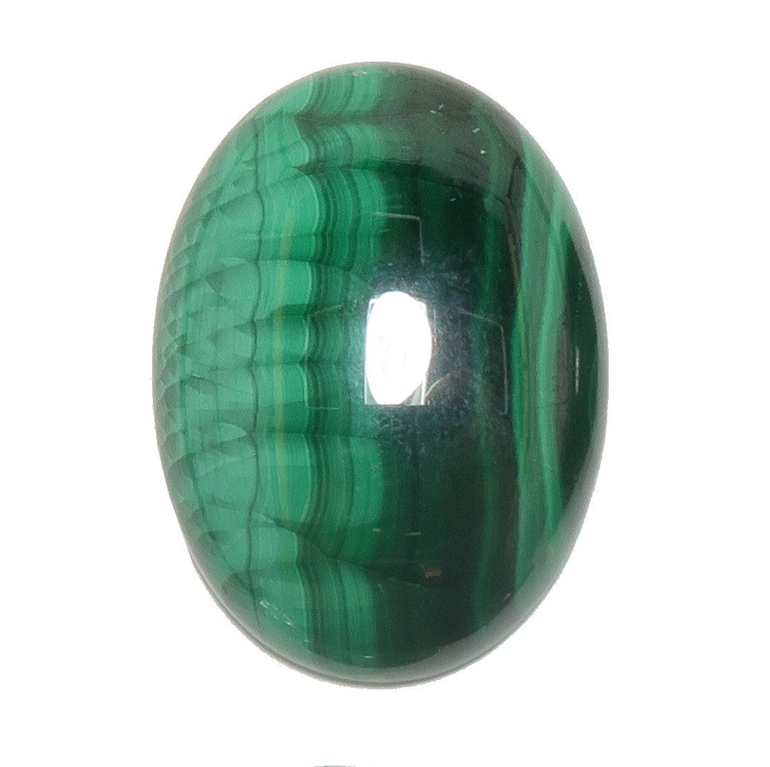 Malachite Grille Cristal Élite Énergie Pierre Ovale Verte