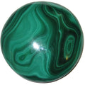 Malachite Grid Crystal Round Green Abundance Stone