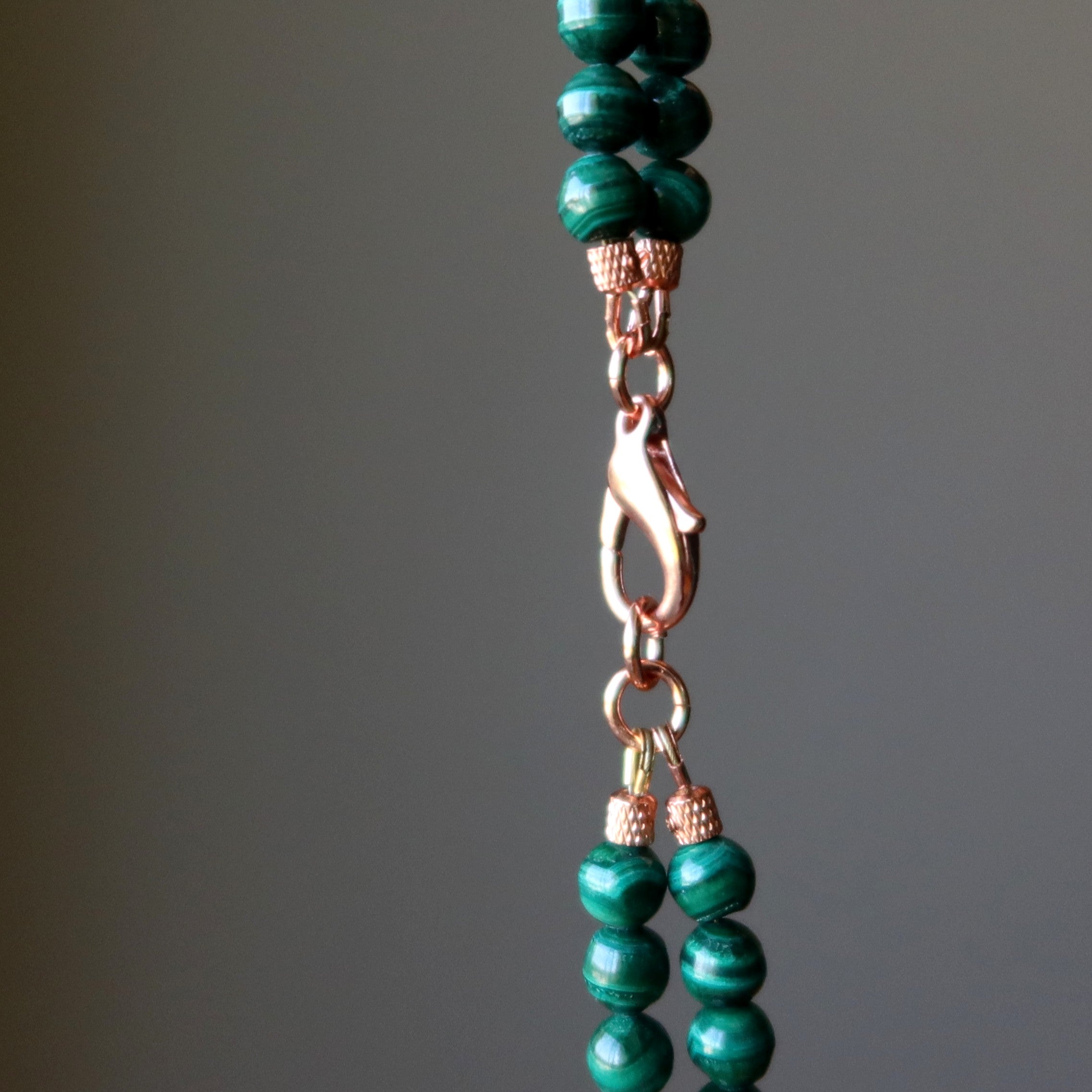 Collier Malachite Royal Double Couche Vert