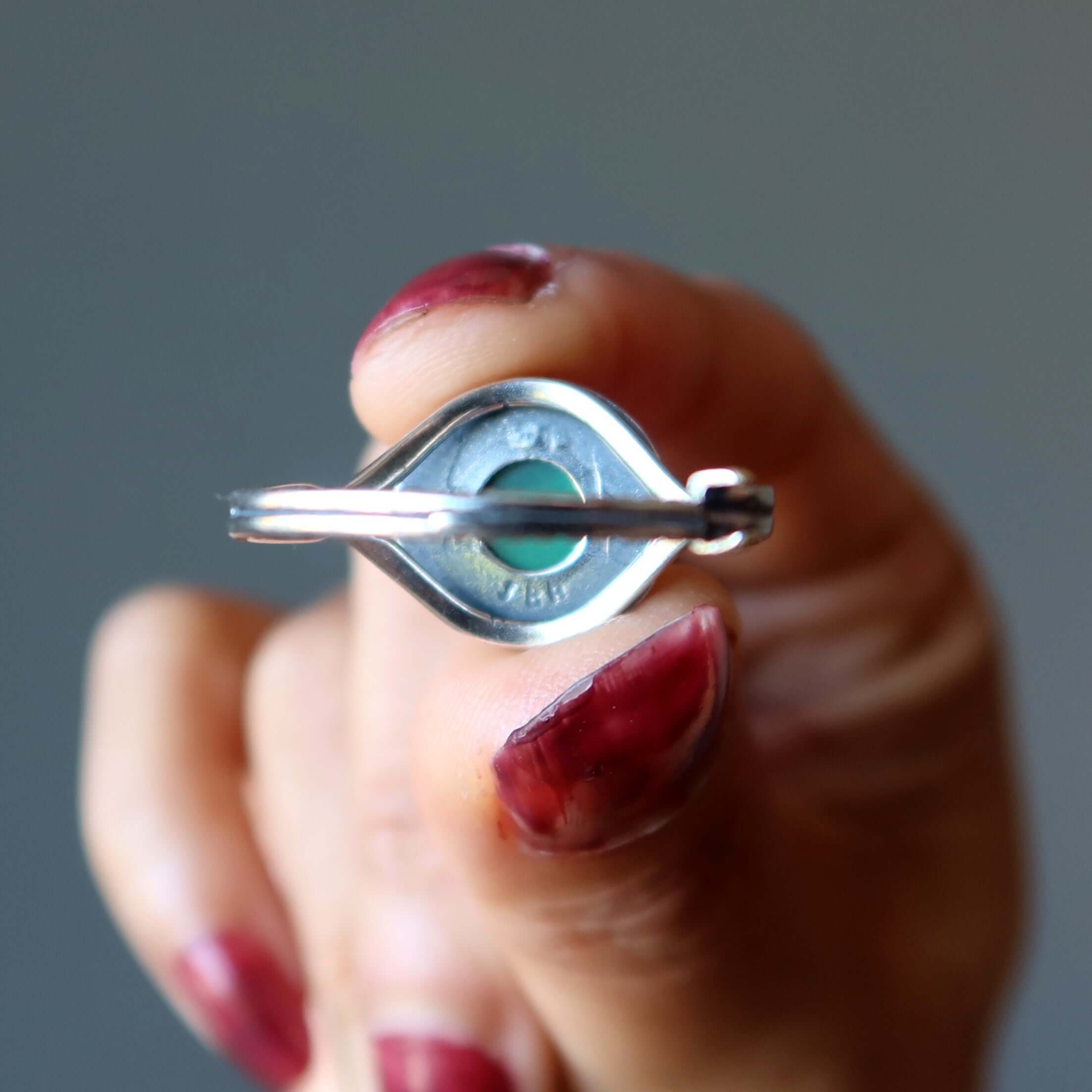 Malachite Ring Majesty Sterling Silver Adjustable