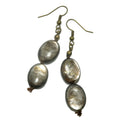 Mica Earrings Own the Moment Shiny Oval Dangle
