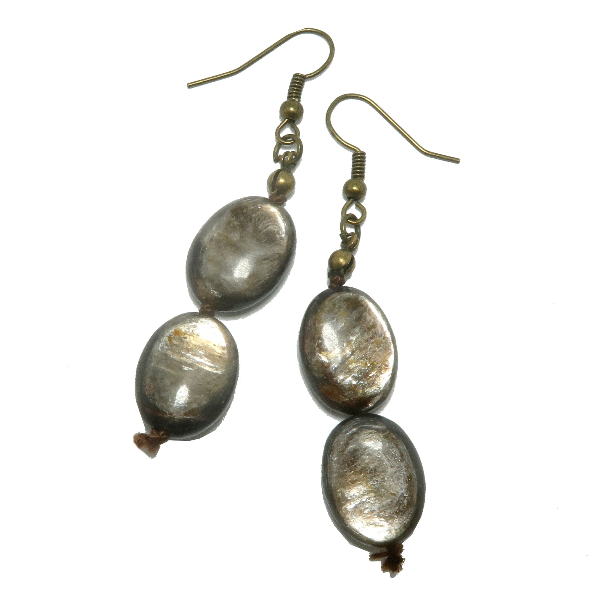 Mica Earrings Own the Moment Shiny Oval Dangle