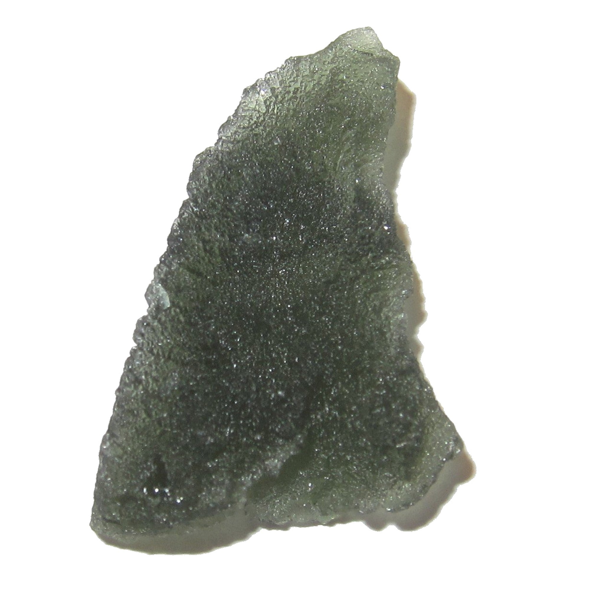 Moldavite Green Tektite Alien Shark Fin Gemstone