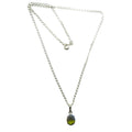 Moldavite Necklace North Star Blessings Sterling Silver