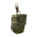 Moldavit Anhänger Mini Monster Manifestation Sterling