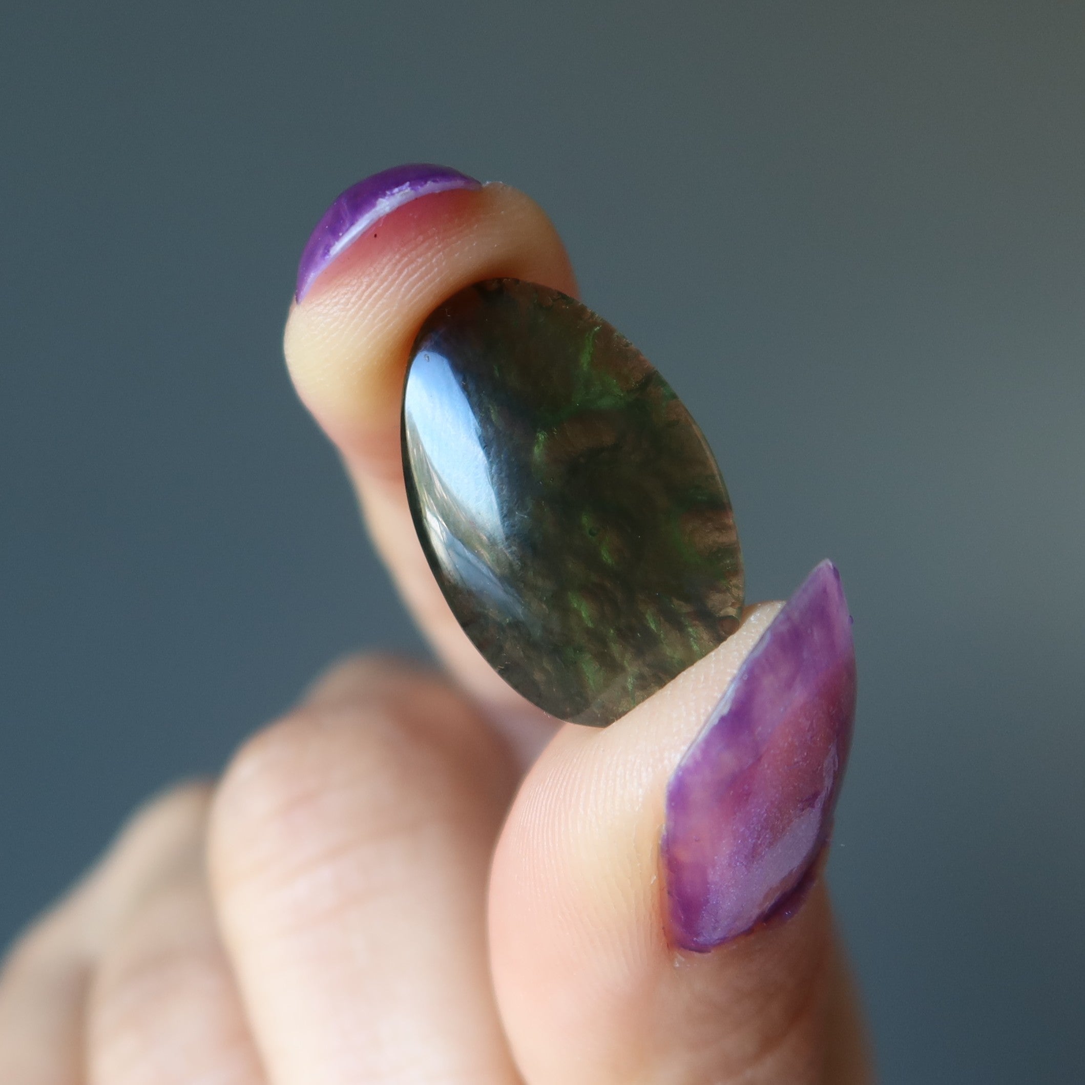 Moldavite Polished Green Tektite Soul Star Chakra Gem
