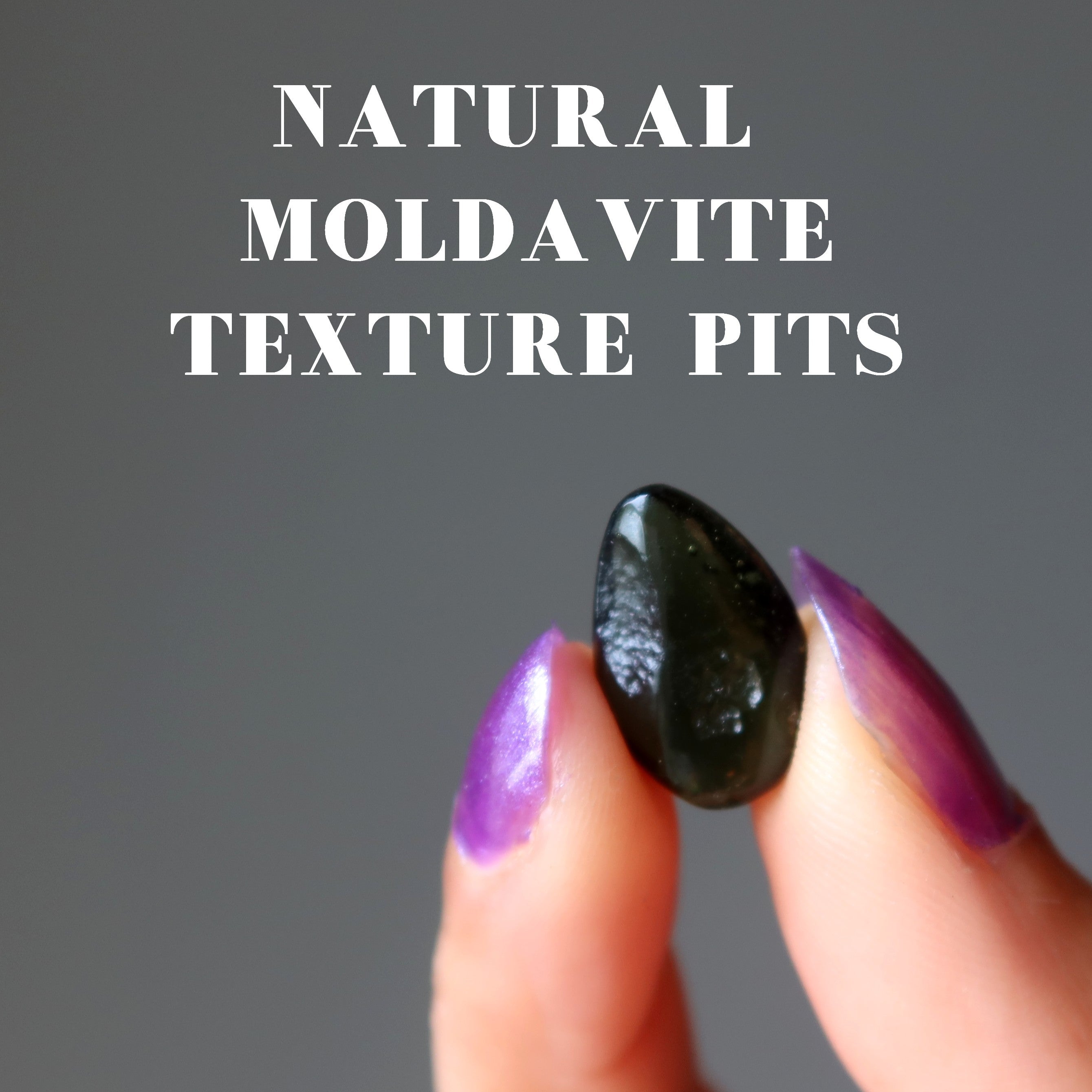 Moldavite Polished Green Tektite Soul Star Chakra Gem