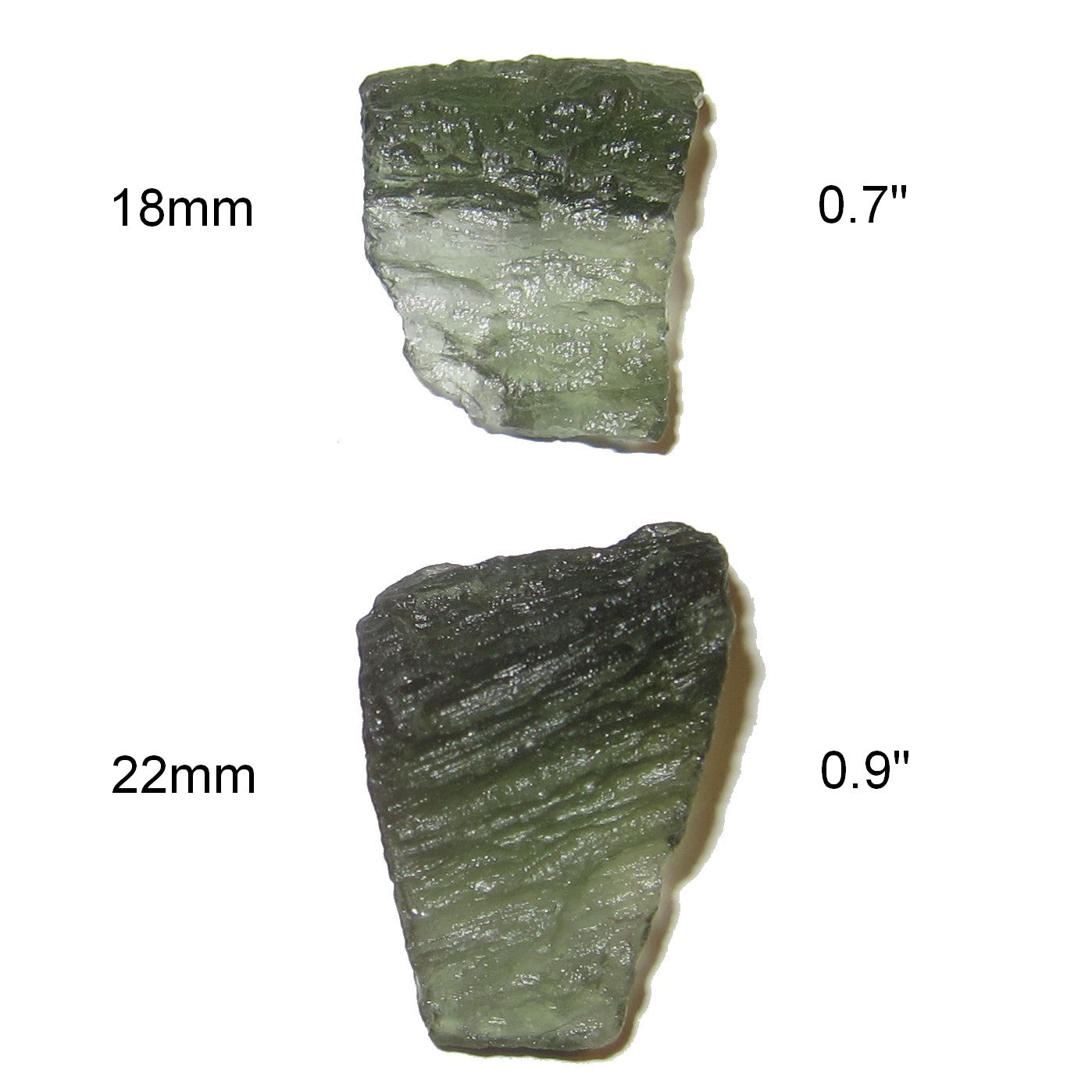 Moldavite Tectite Défilement Gardien des Archives Akashiques Véritable Gemme Verte