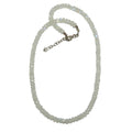 Collier en pierre de lune arc-en-ciel, gemme facettée étoile scintillante