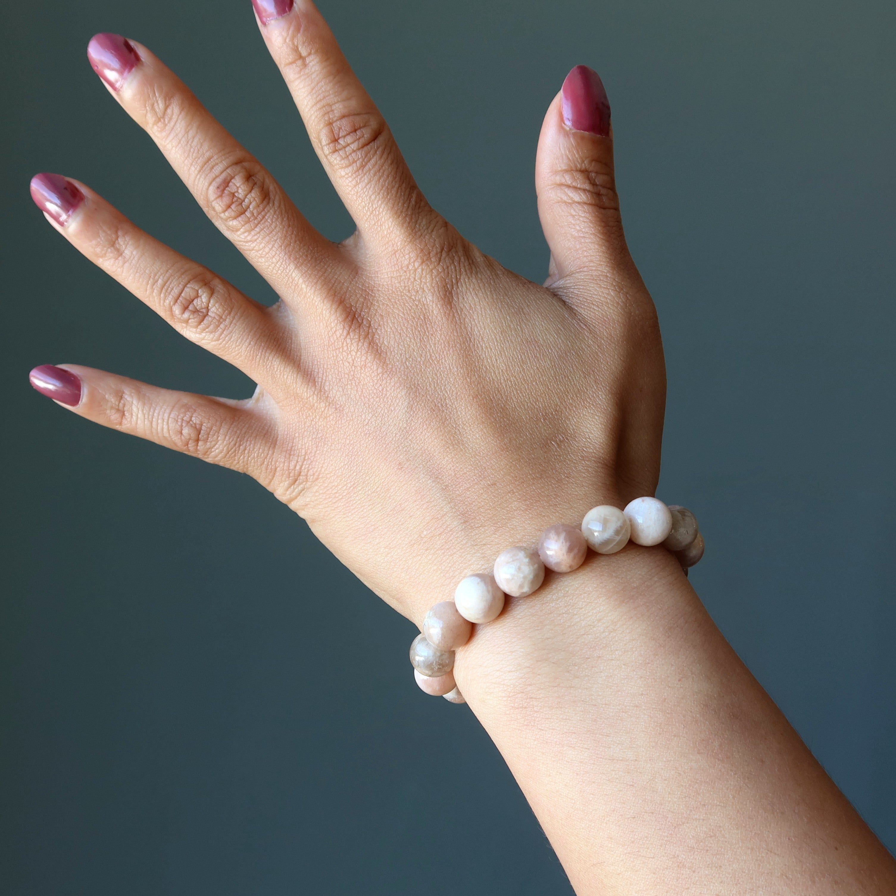 Peach Moonstone Bracelet Moon Dance Gem