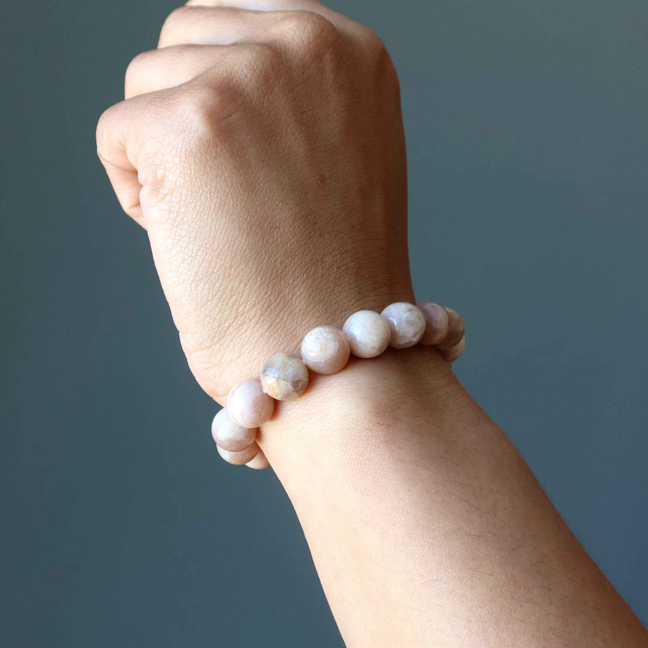 Peach Moonstone Bracelet Moon Dance Gem