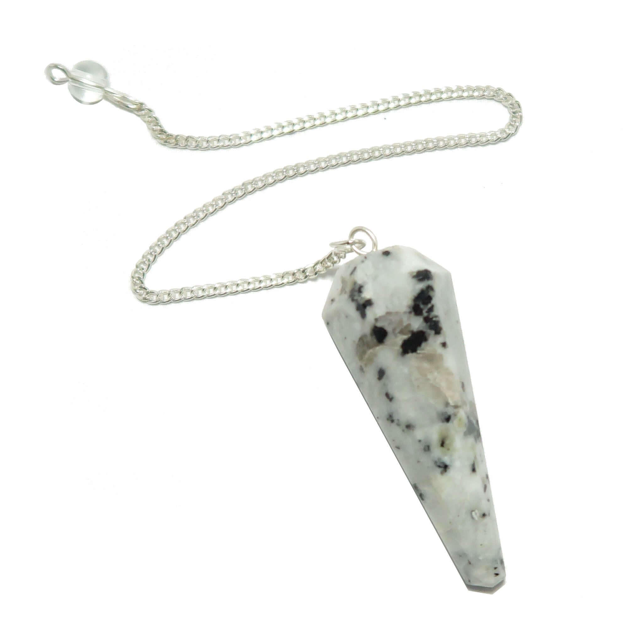 Moonstone Tourmaline Pendulum Guiding Intuition
