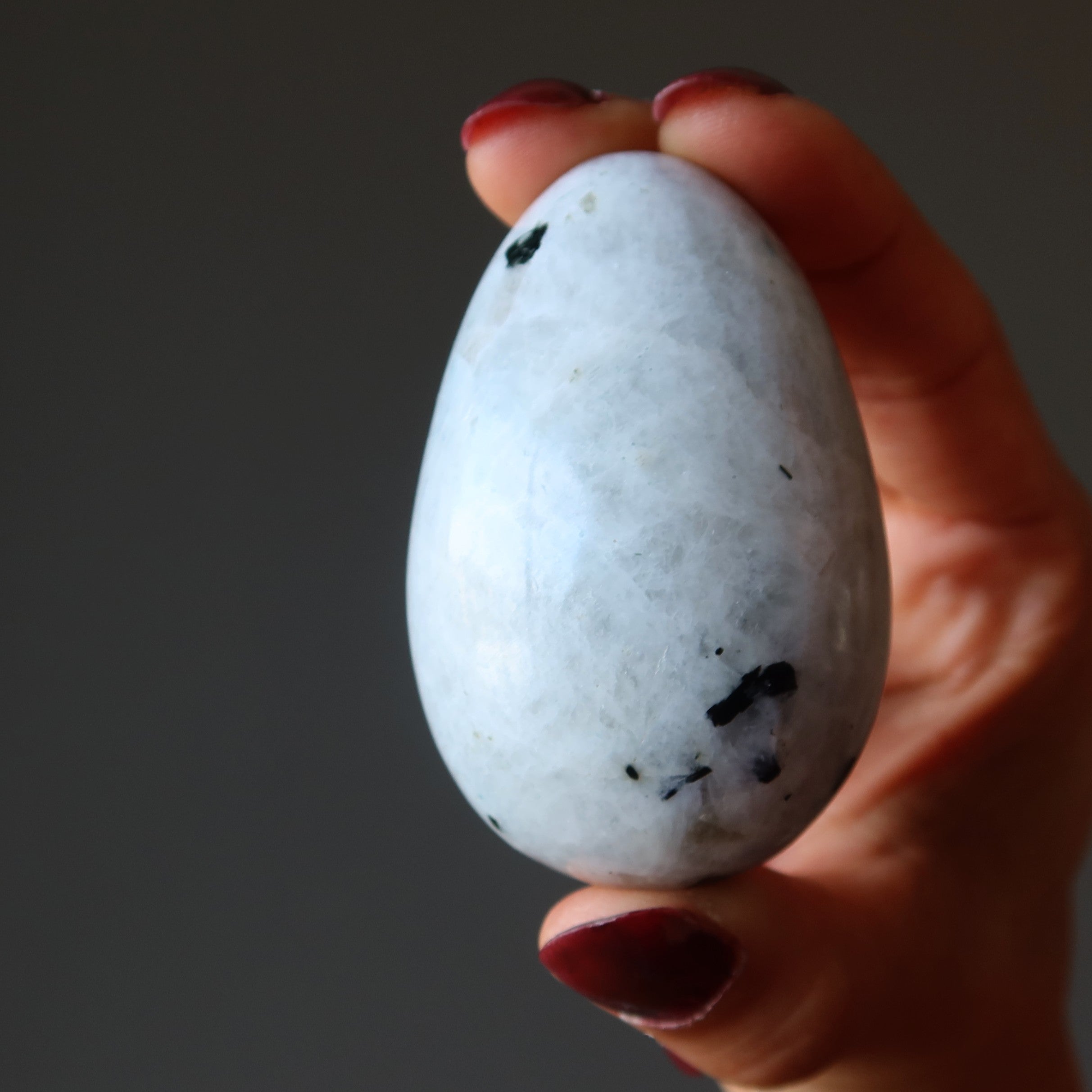Moonstone Tourmaline Egg My New Beginnings Moon Gem