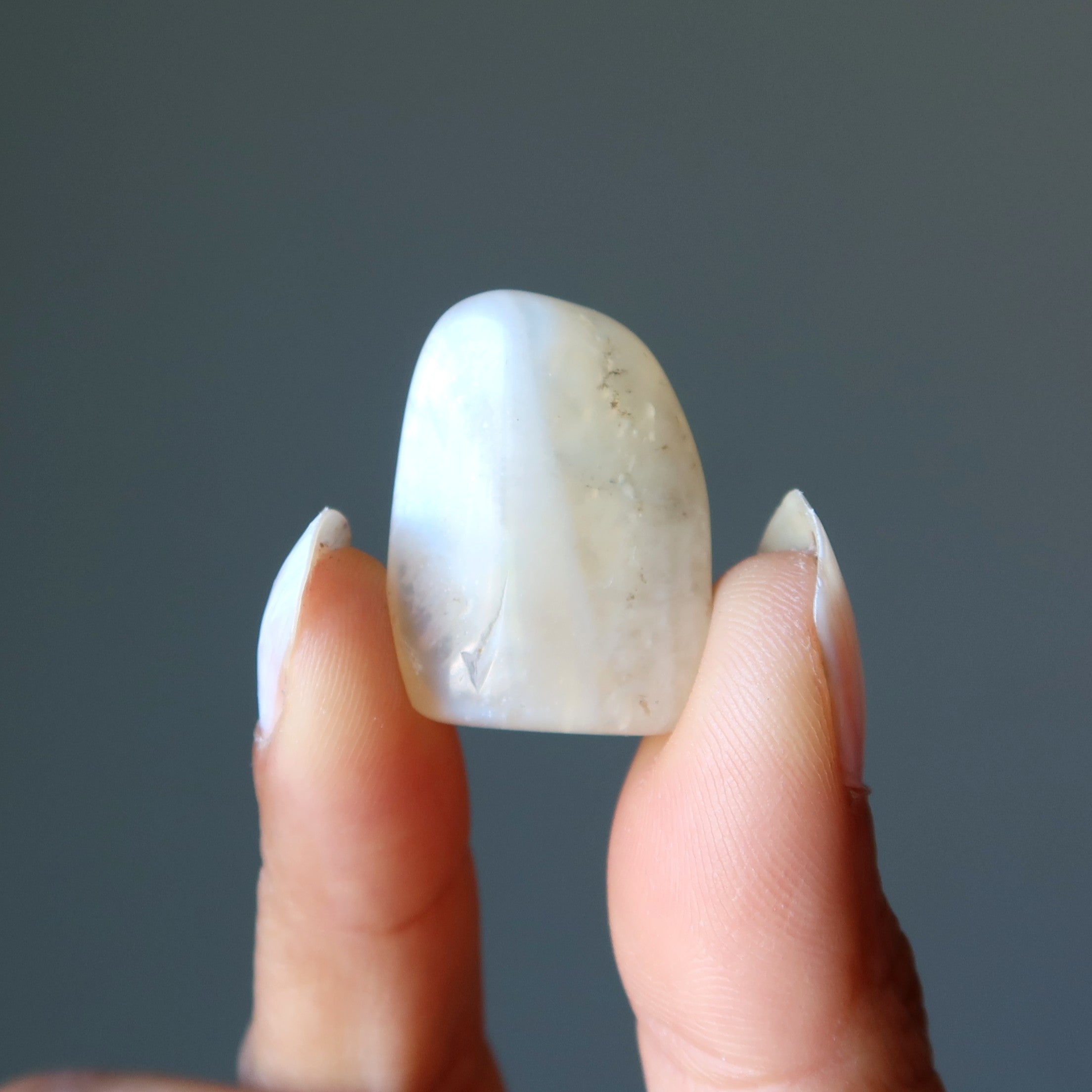 Peach Moonstone Tumbled Stone Magic Moonshine Gem