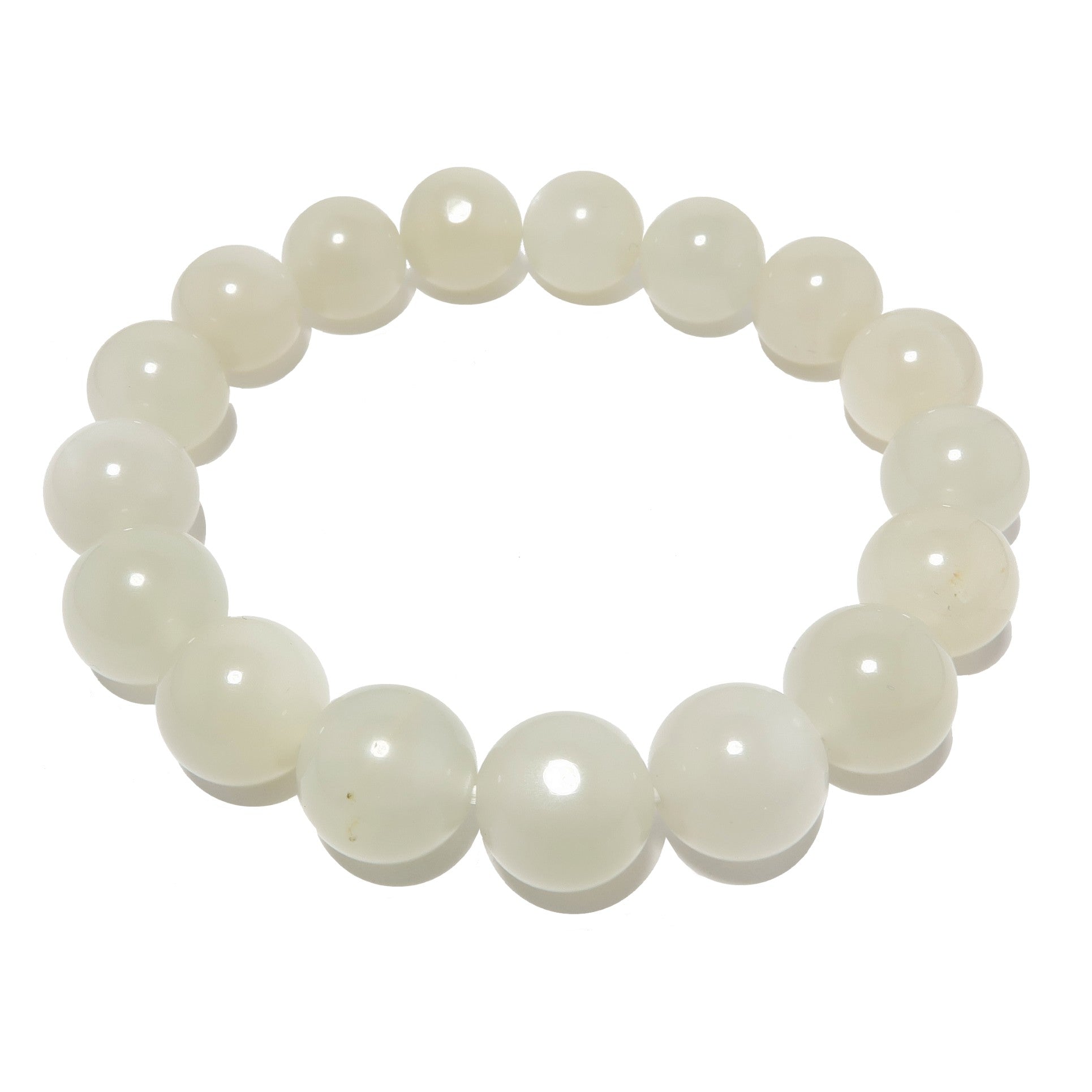 White Moonstone Bracelet Full Moon Rising Gem