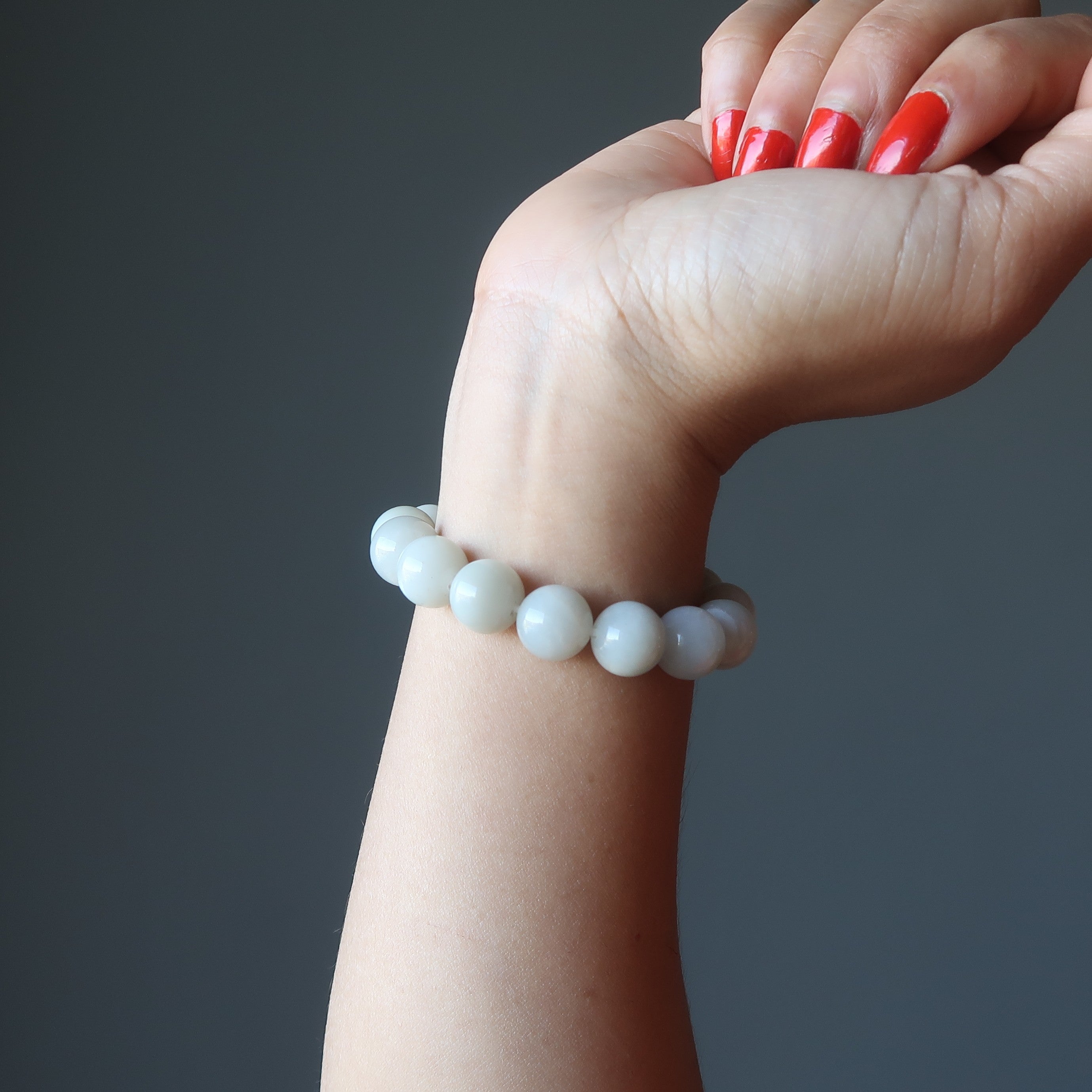 White Moonstone Bracelet Full Moon Rising Gem