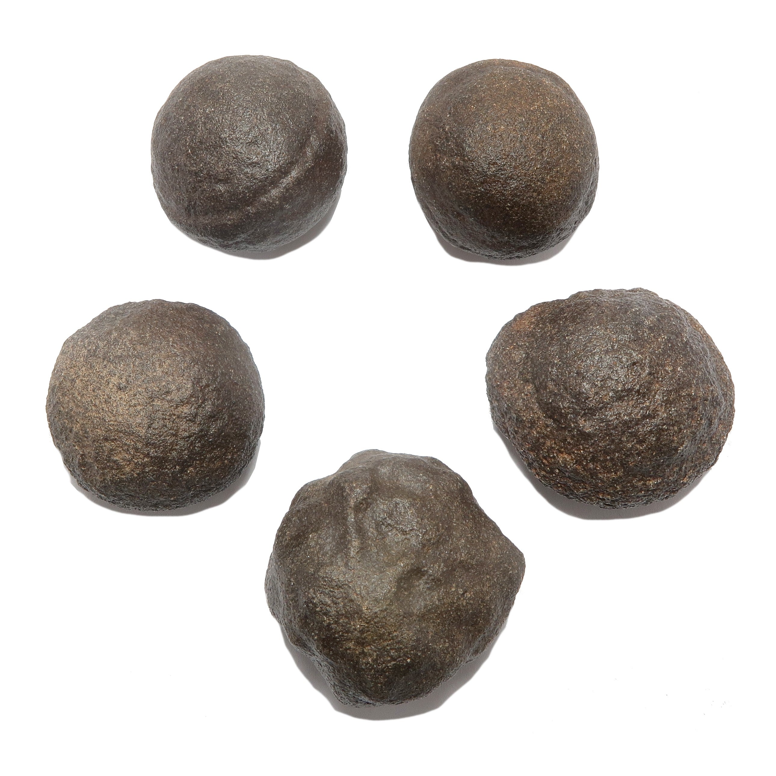 Moqui Marble Pentagram 5-Ball Protection Stones