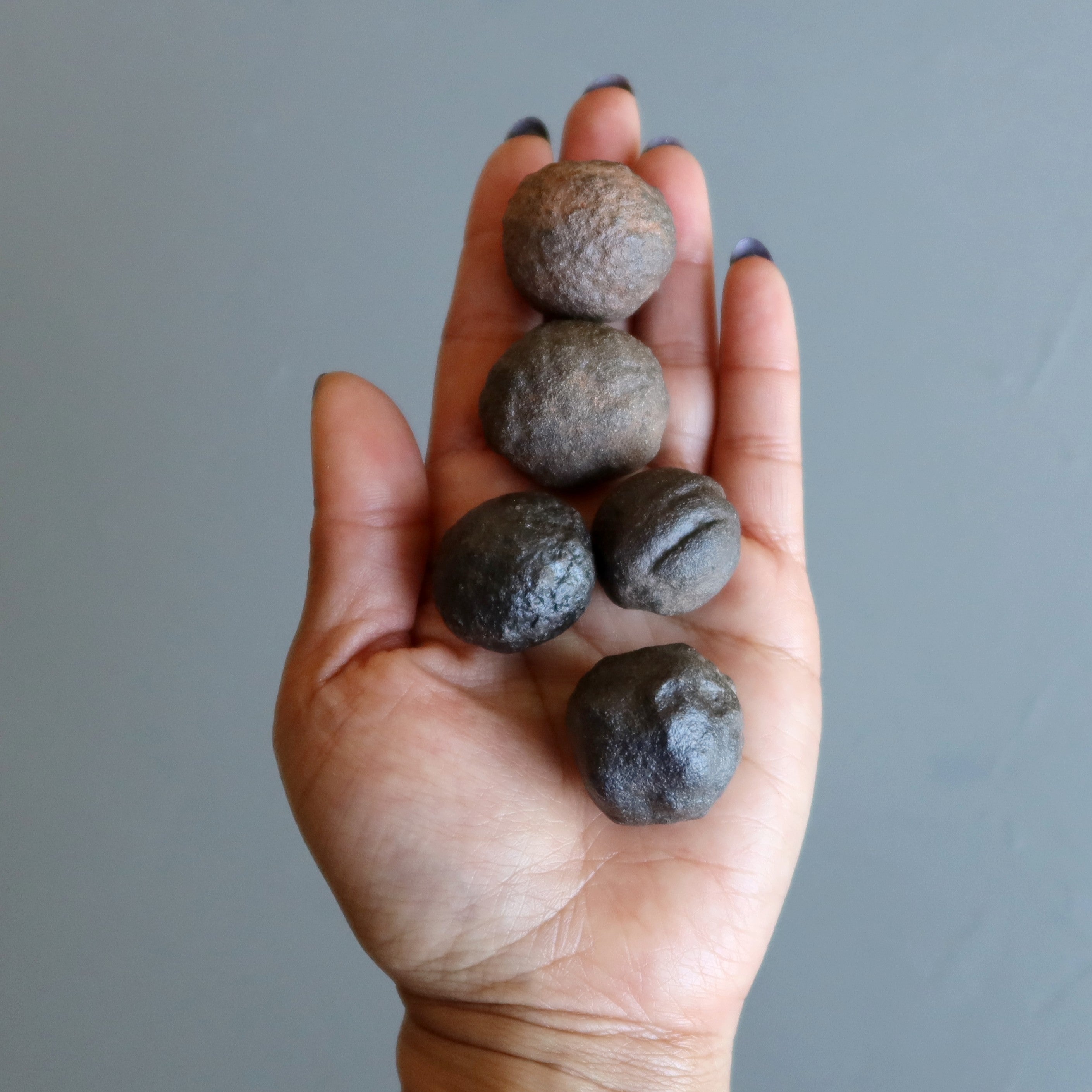 Moqui Marble Pentagram 5-Ball Protection Stones